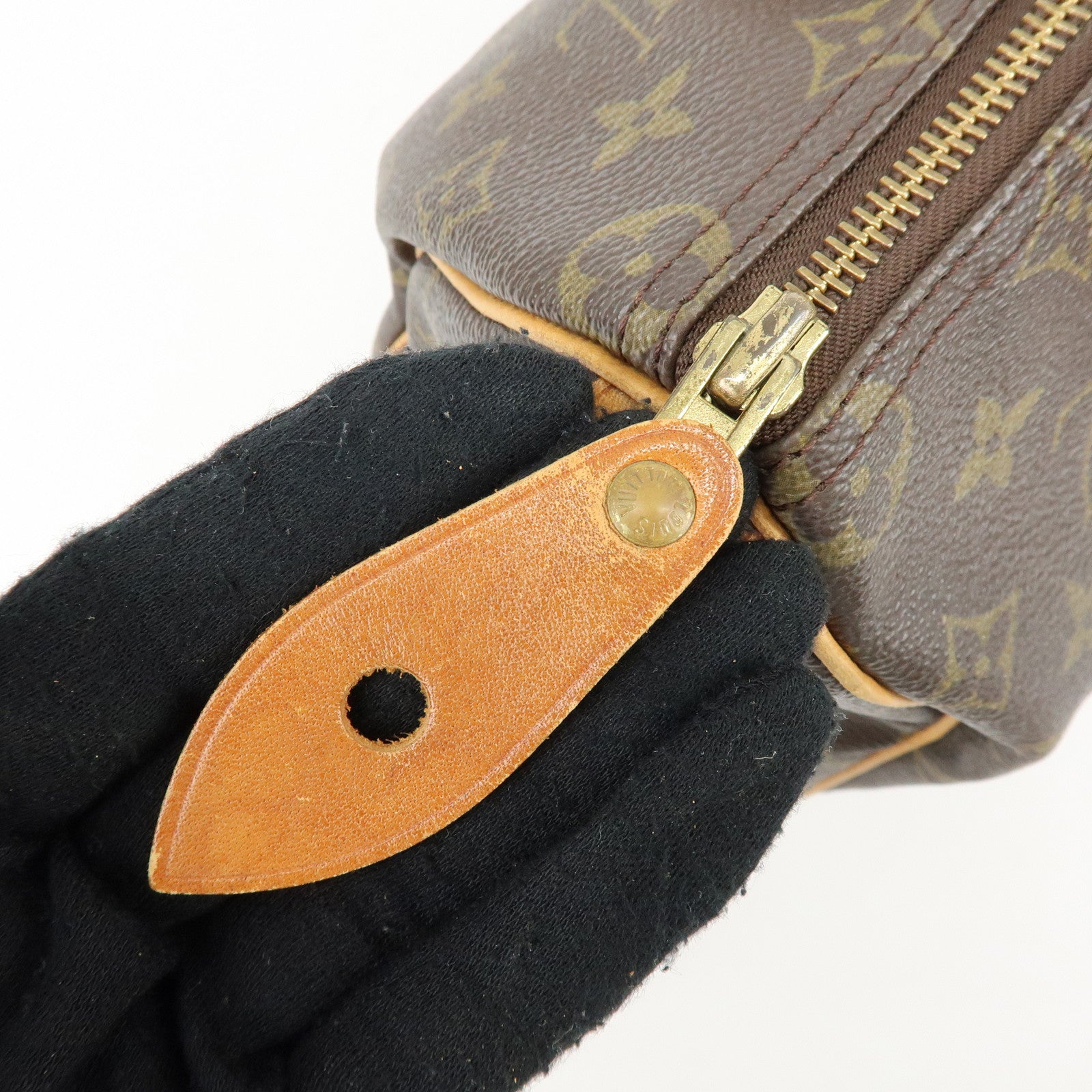 Louis Vuitton Monogram Speedy 25 Boston Bag Hand Bag Brown M41528