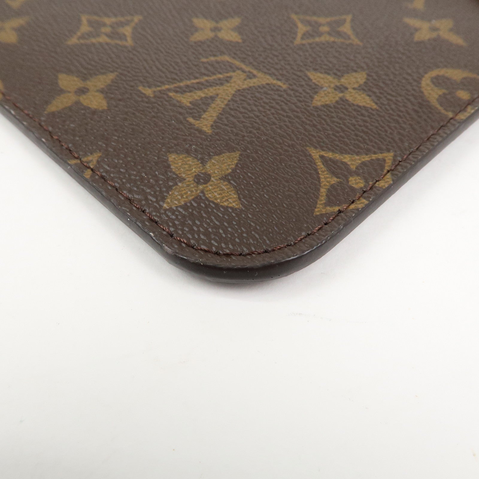 Louis Vuitton Monogram Canvas Neverfull GM Pouch Brown