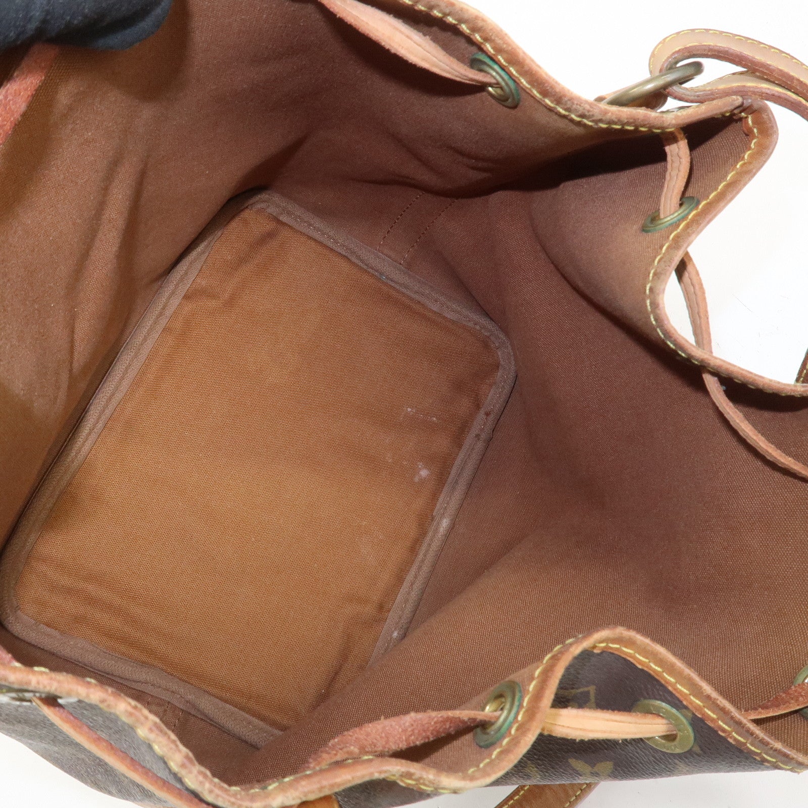 Louis Vuitton Monogram Petit Noe Shoulder Bag Brown M42226