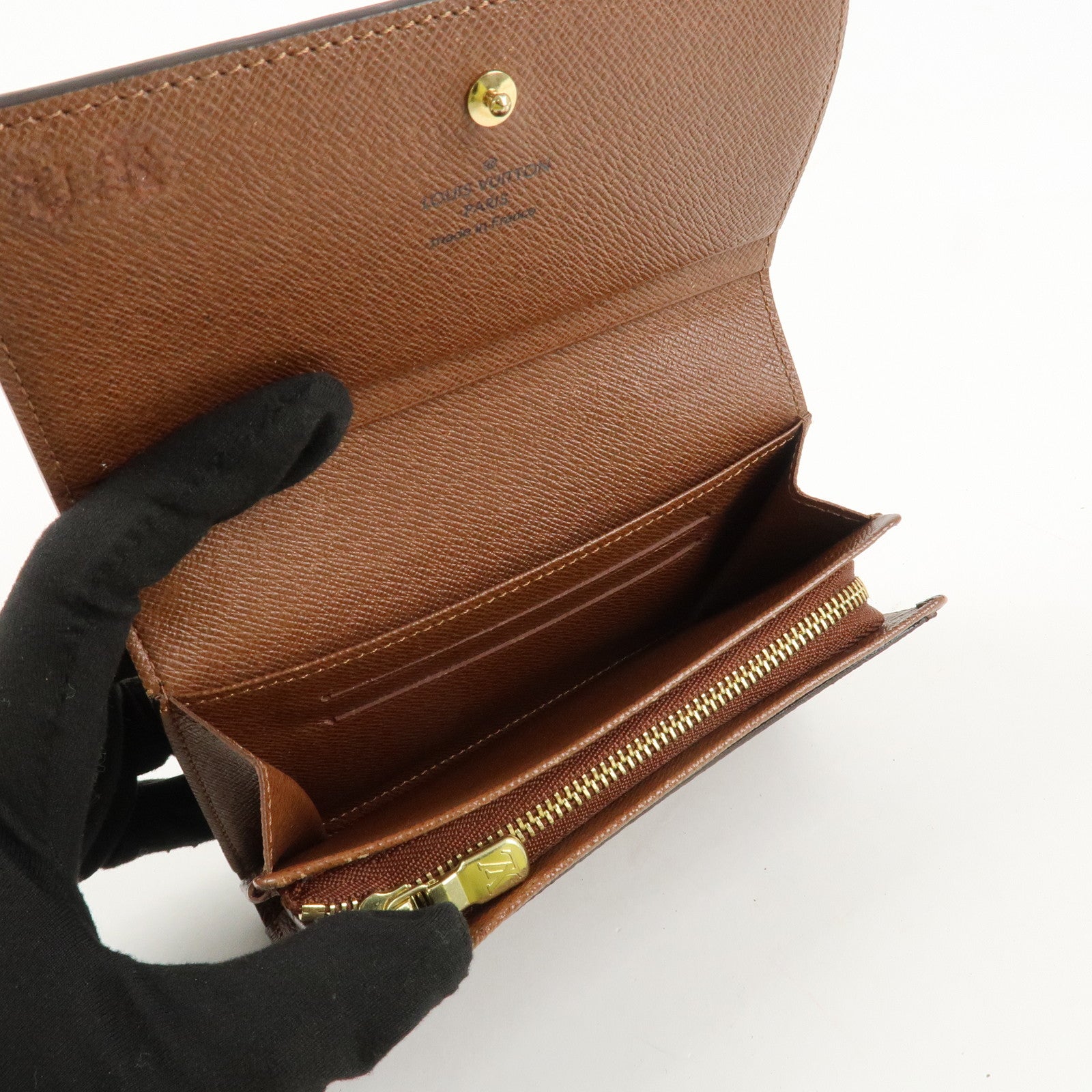 Louis Vuitton Monogram Portefeuille Tresor Wallet M61736 Used