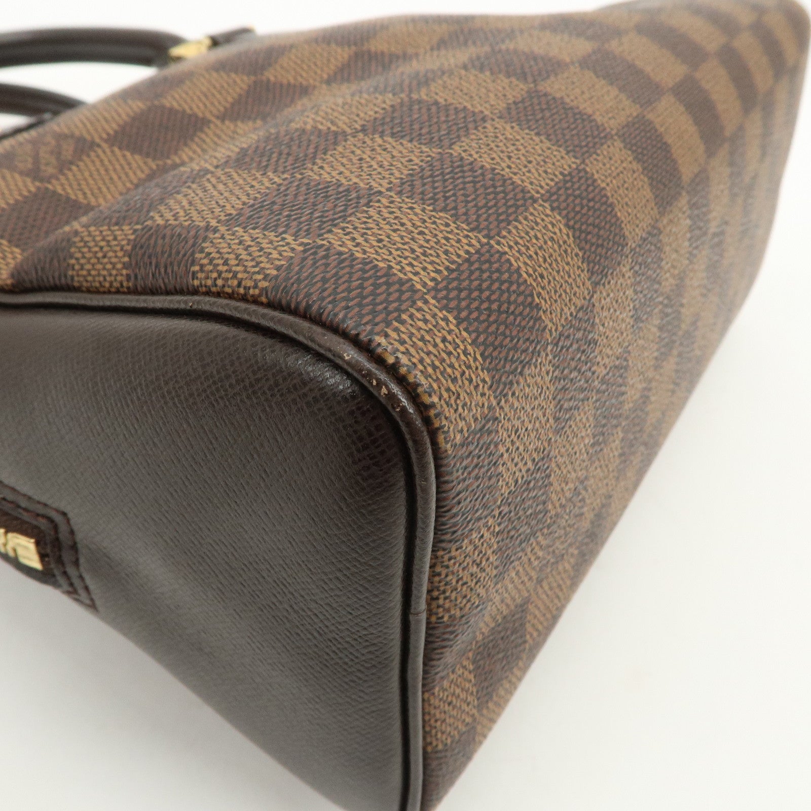 Louis Vuitton Damier Canvas Brera Hand Bag Ebene N51150