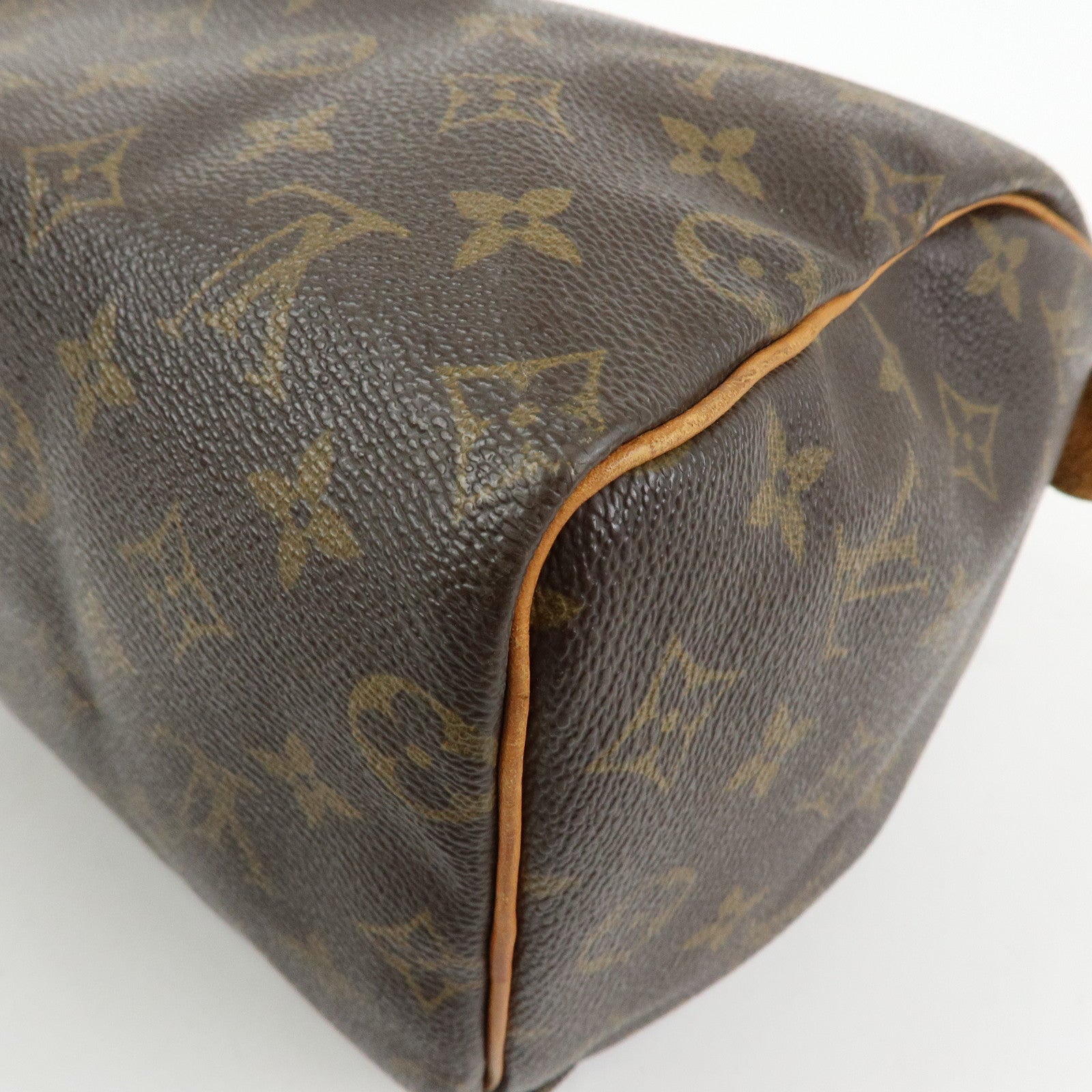 Louis Vuitton Monogram Speedy 25 Boston Bag Hand Bag Brown M41528