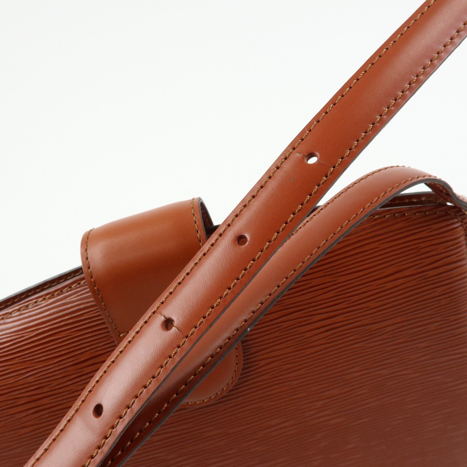 Louis Vuitton Epi Leather Capucines Shoulder Bag Kenya Brown M52343