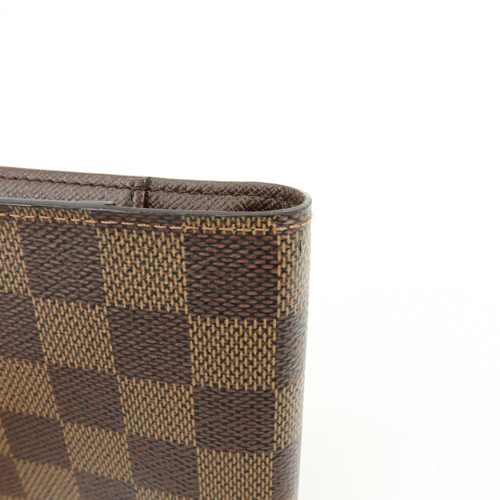 Louis Vuitton Damier Agenda PM Planner Cover Brown R20700