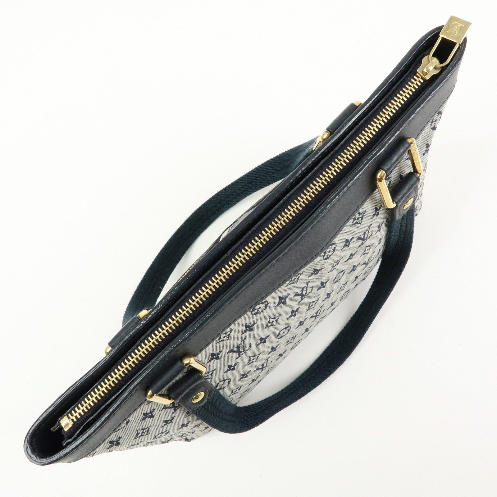 Louis Vuitton Monogram Mini Lin Lucille PM Hand Bag Blue M92676