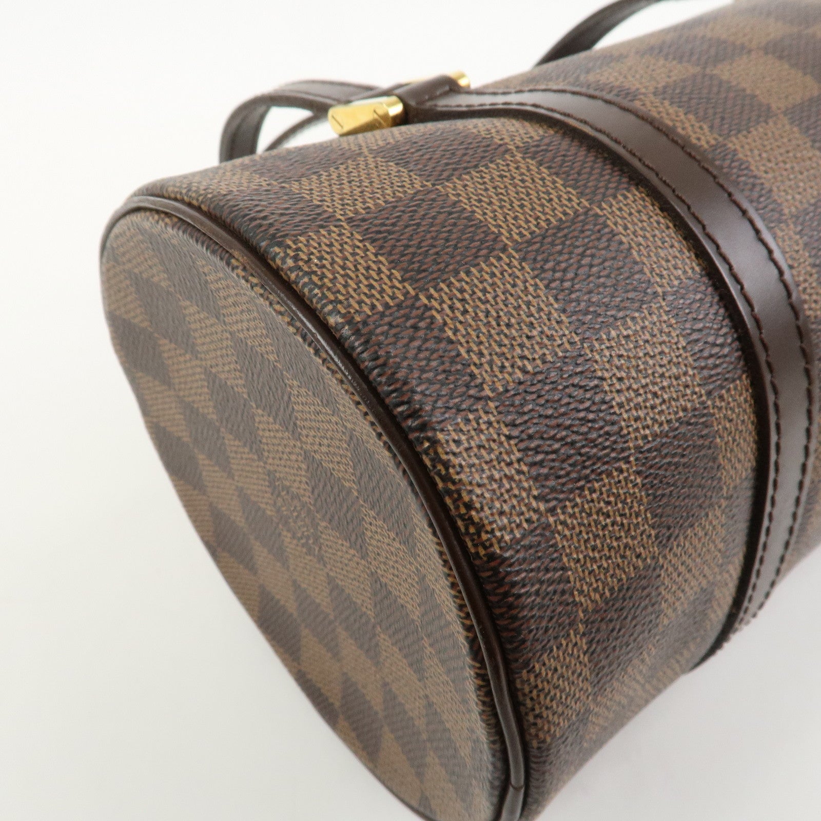 Louis Vuitton Damier Ebene Papillon 26 Hand Bag Brown N51304