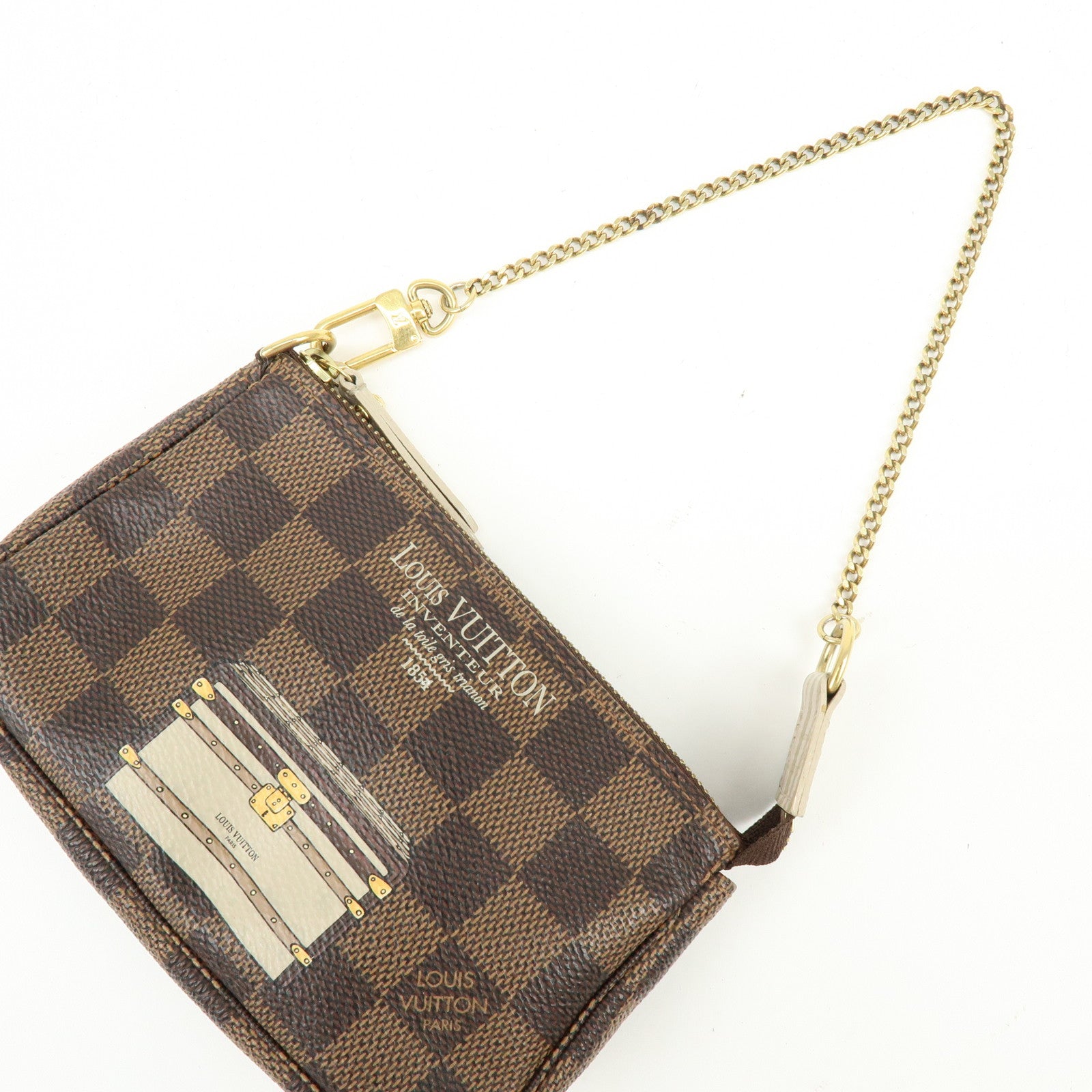 Louis Vuitton Damier Canvas Mini Pochette Accessires Trank N63181