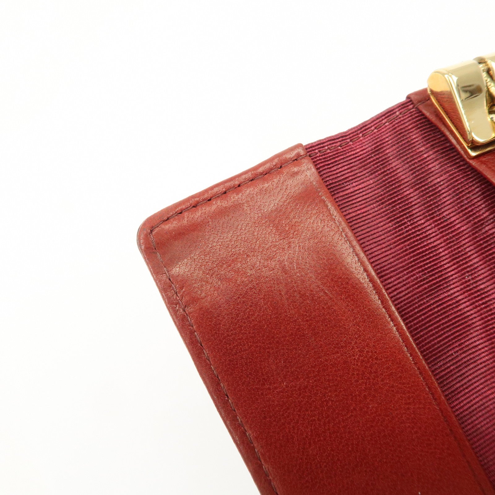 CHANEL COCO Mark Caviarskin 6 Rings Key Case Key Holder A13502