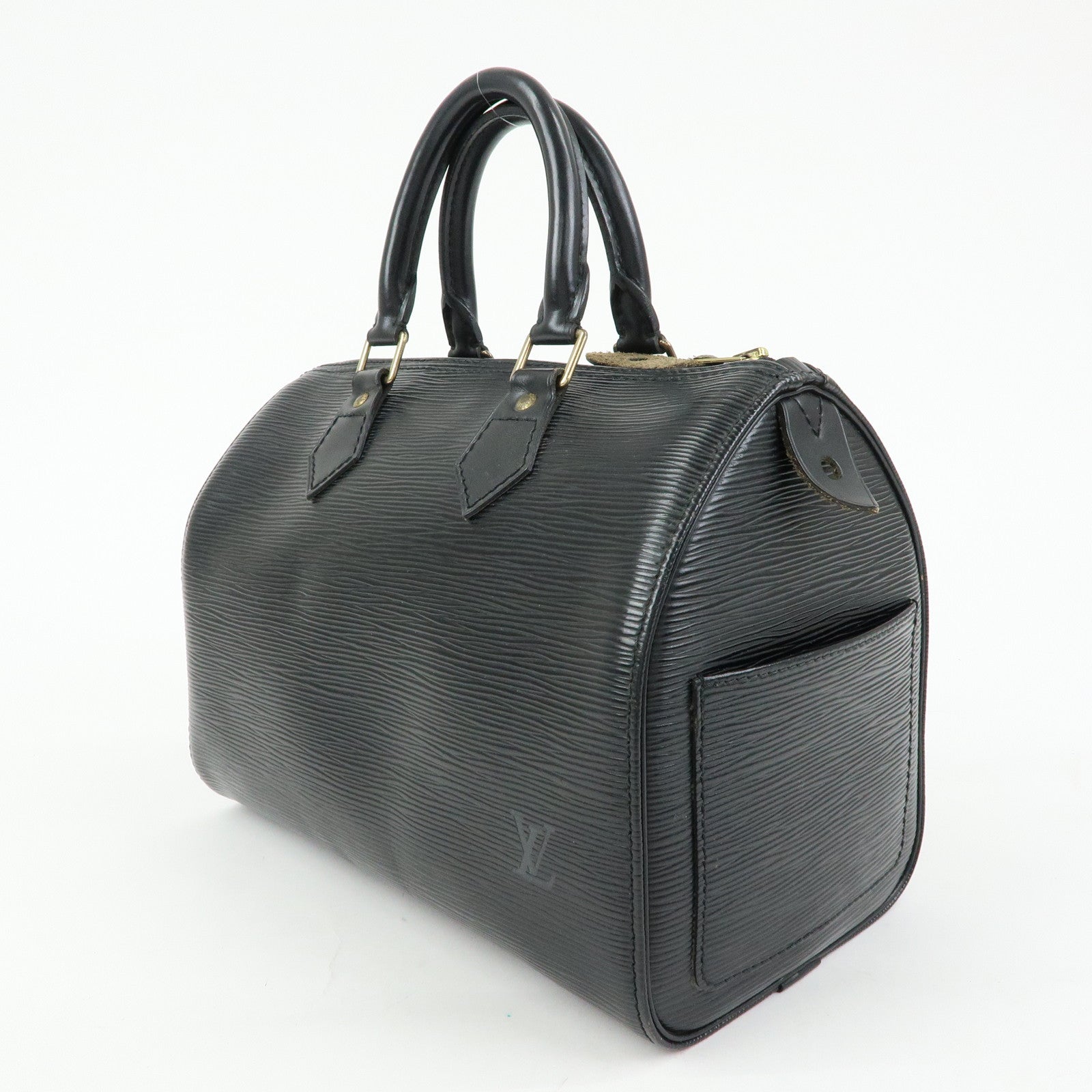 Louis Vuitton Epi Speedy 25 Boston Bag Hand Bag Noir Black M43012