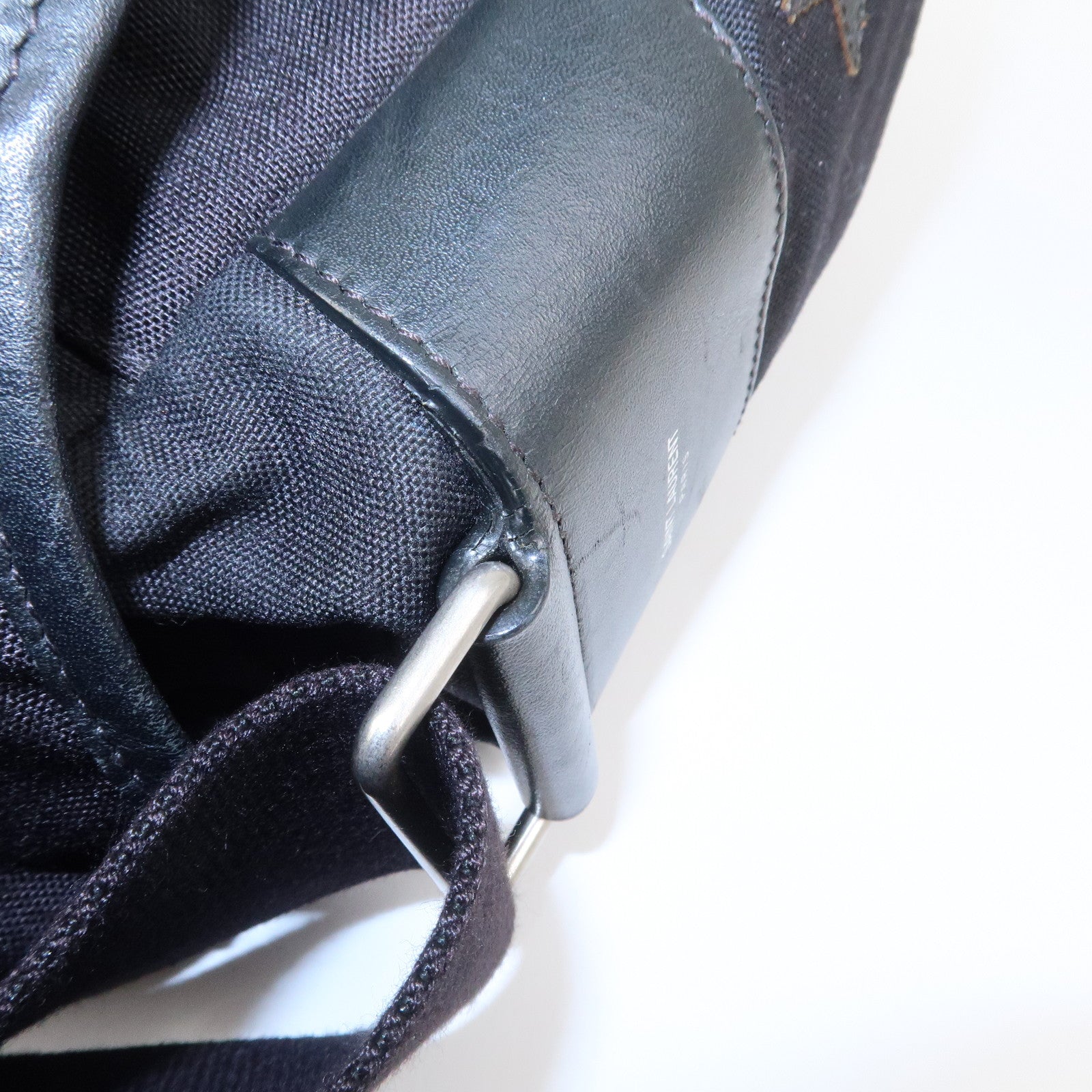 SAINT LAURENT PARIS Canvas Leather Crossbody Shoulder Bag Star