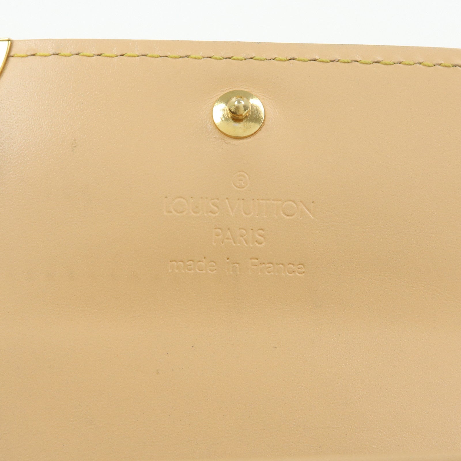 Louis Vuitton Multicolor Porte Monnaie Plat Coin Case Blanc M92657