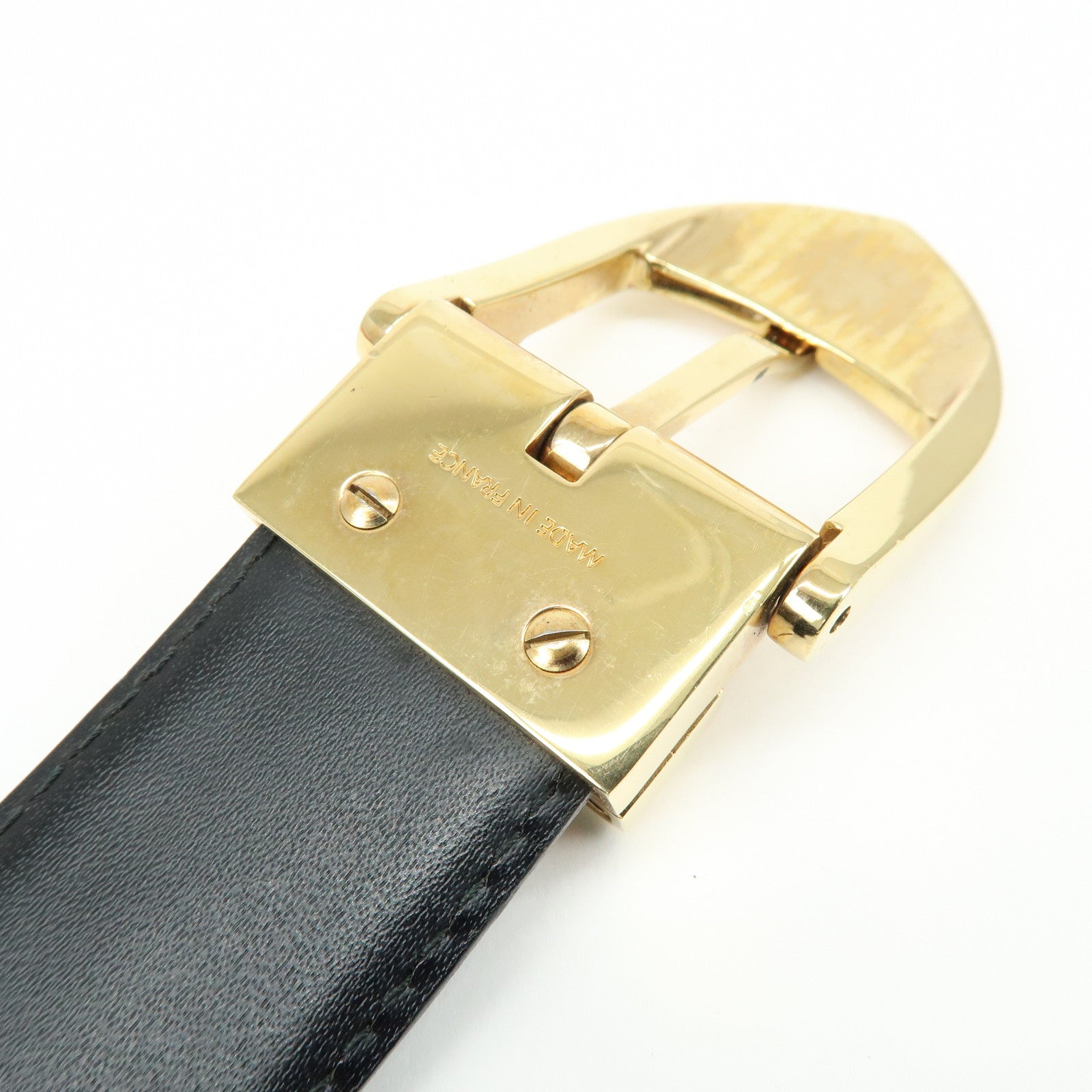 Louis Vuitton Epi Leather Ceinture Classic Belt Noir M6832