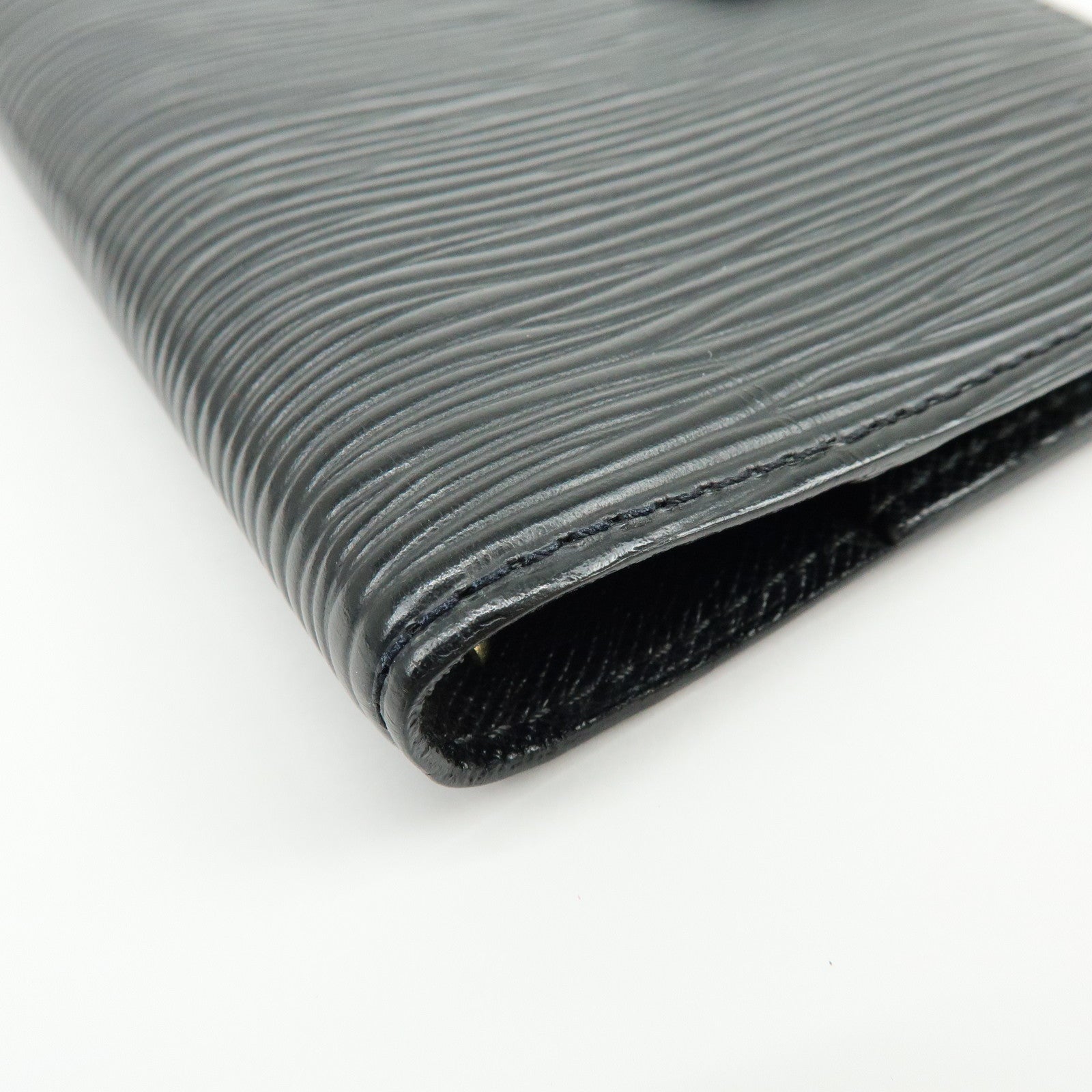 Louis Vuitton Epi Agenda PM Planner Cover Noir R20052