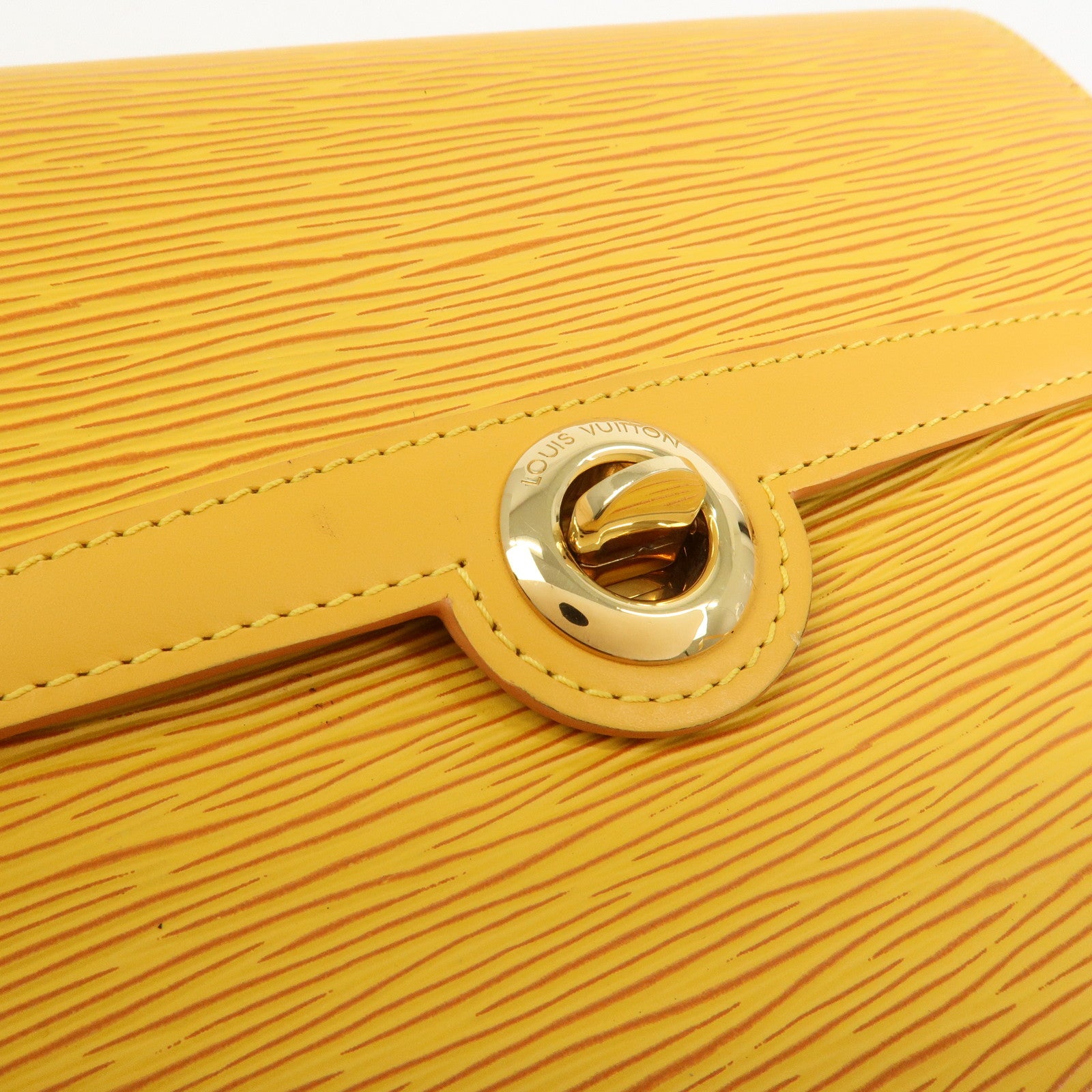 Louis Vuitton Epi Pochette Arche Shoulder Bag Tassili Yellow M52579
