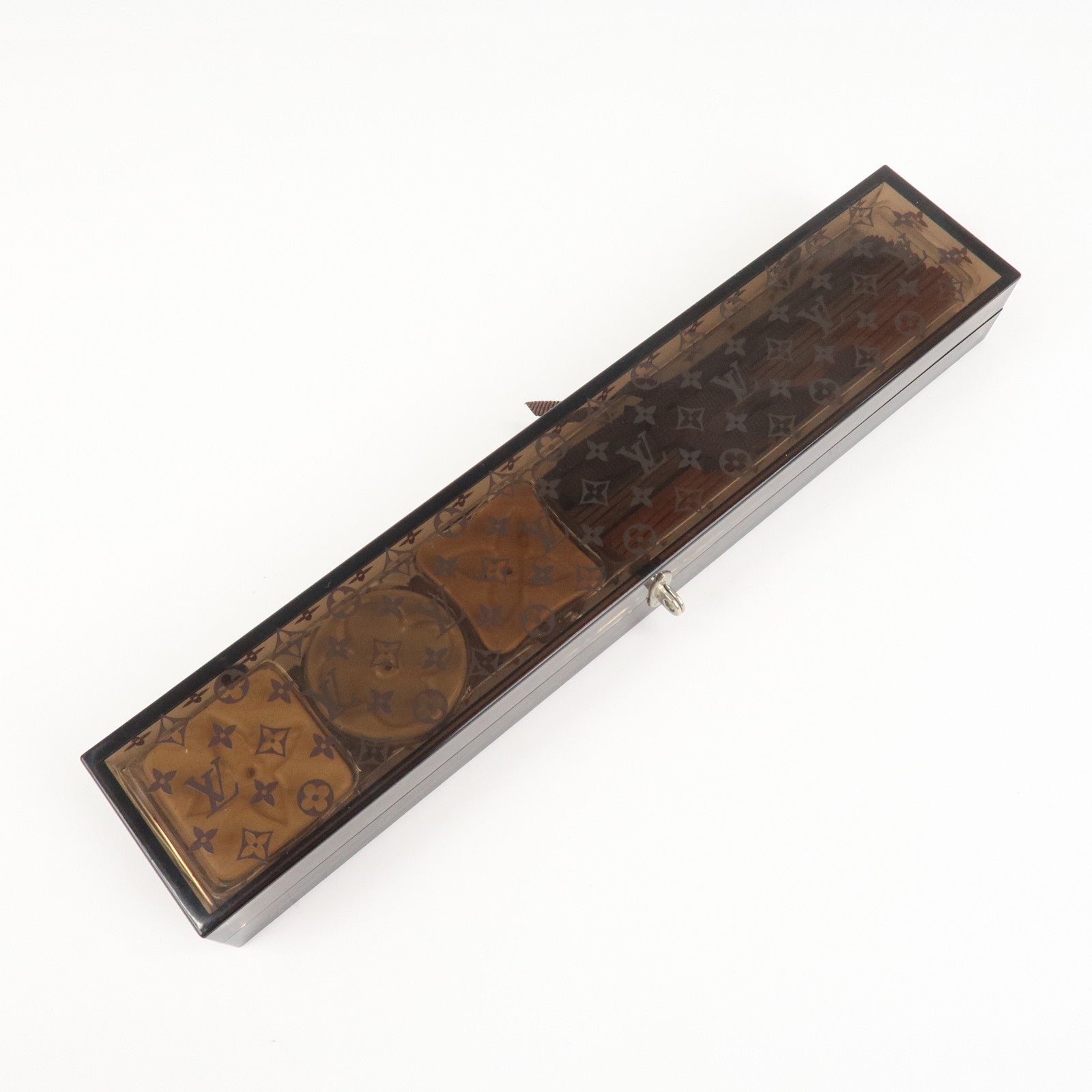 Louis Vuitton Monogram 25th Anniversary Incense Set Plastic Brown Used