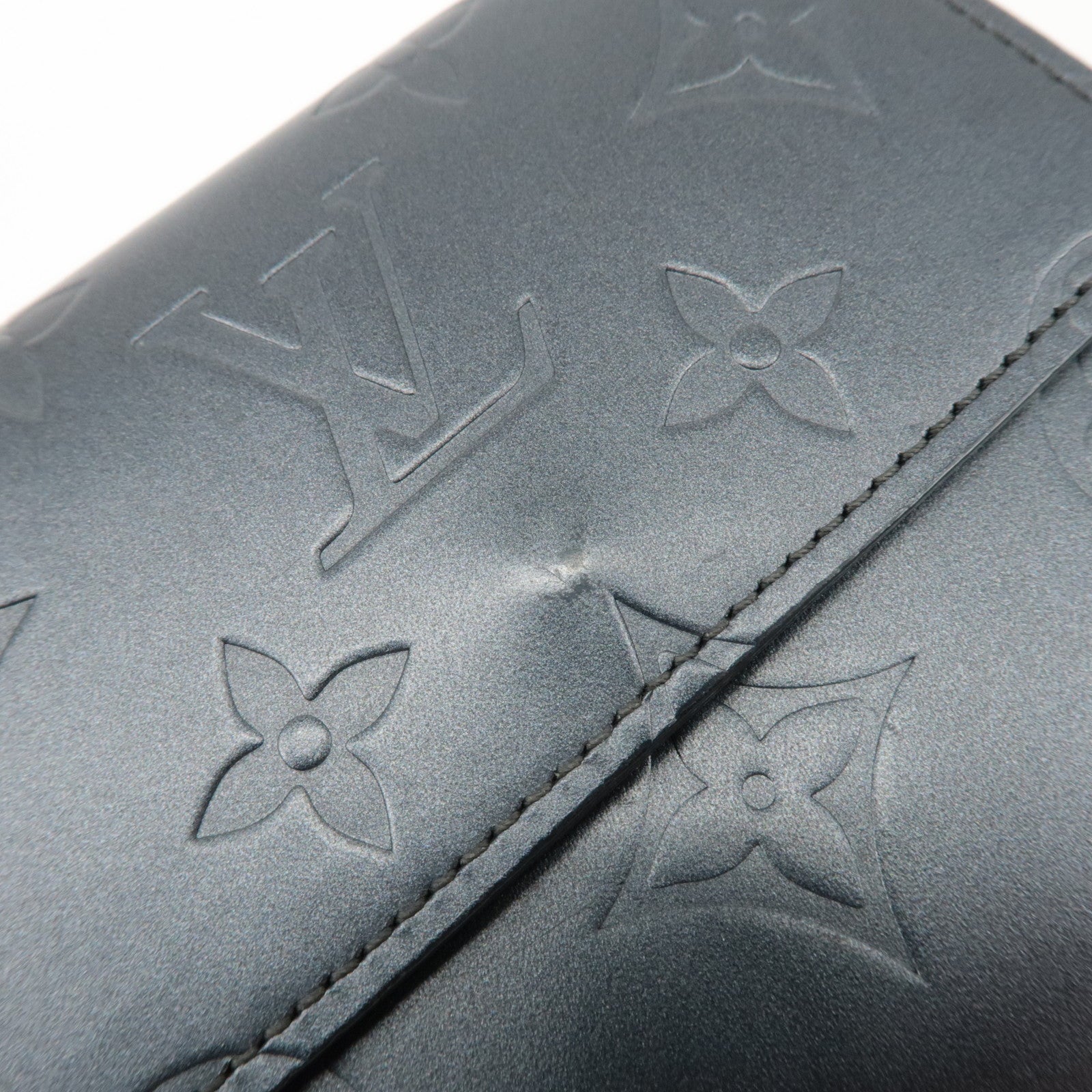 Louis Vuitton Monogram Matte Porte Monnaie Billets Credit M65115 Used