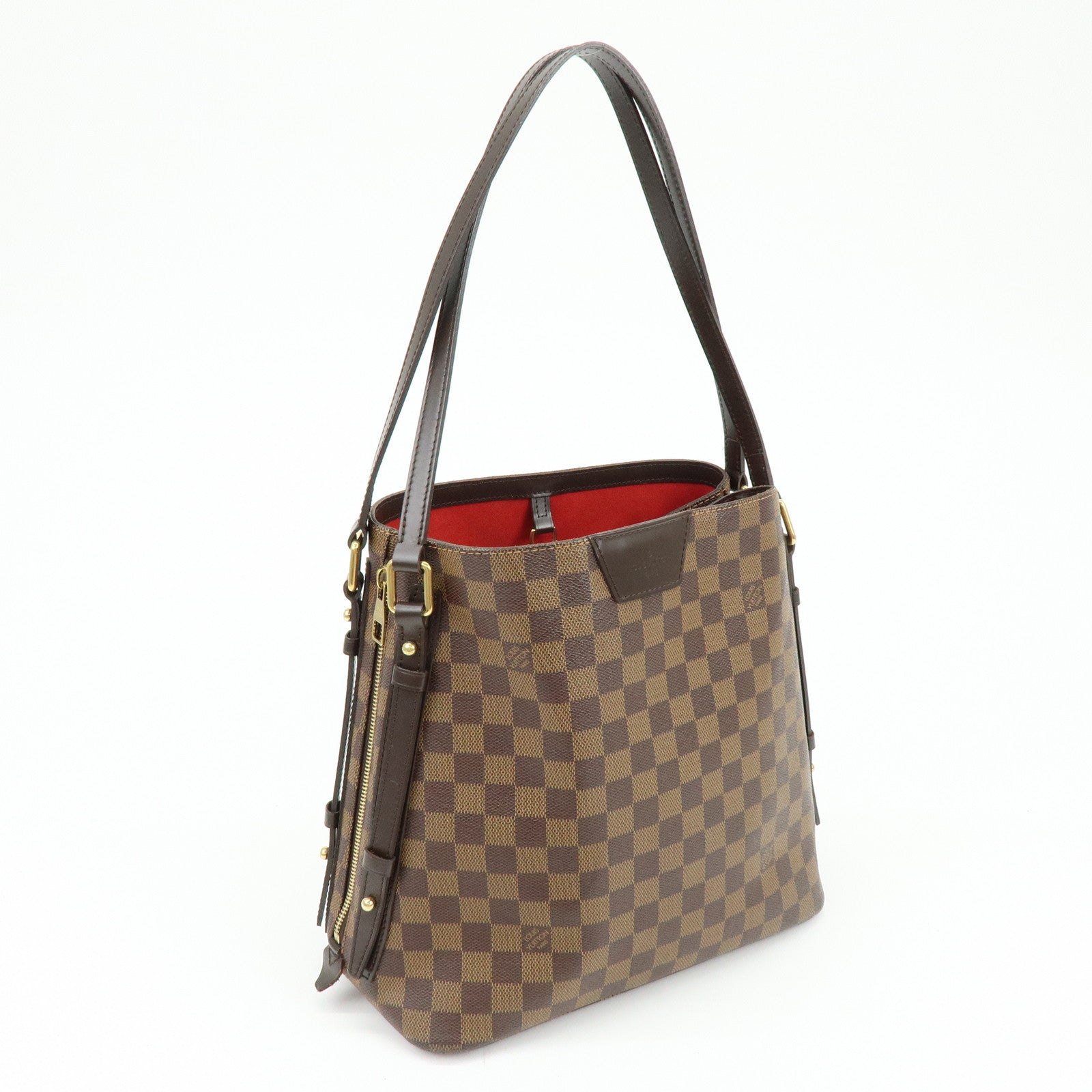 Louis Vuitton Damier Ebene Cabas Rivington Shoulder Bag N41108