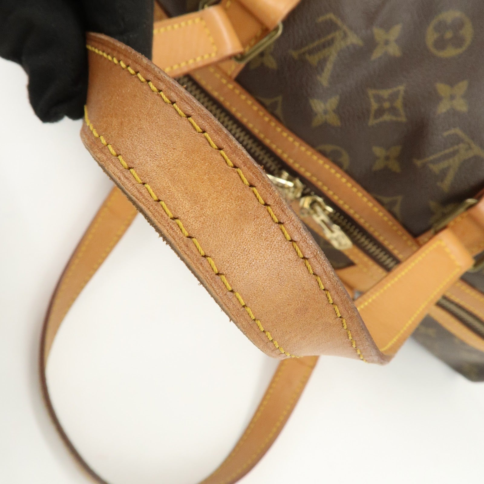 Louis Vuitton Monogram Sac Souple 45 Boston Bag Brown M41624