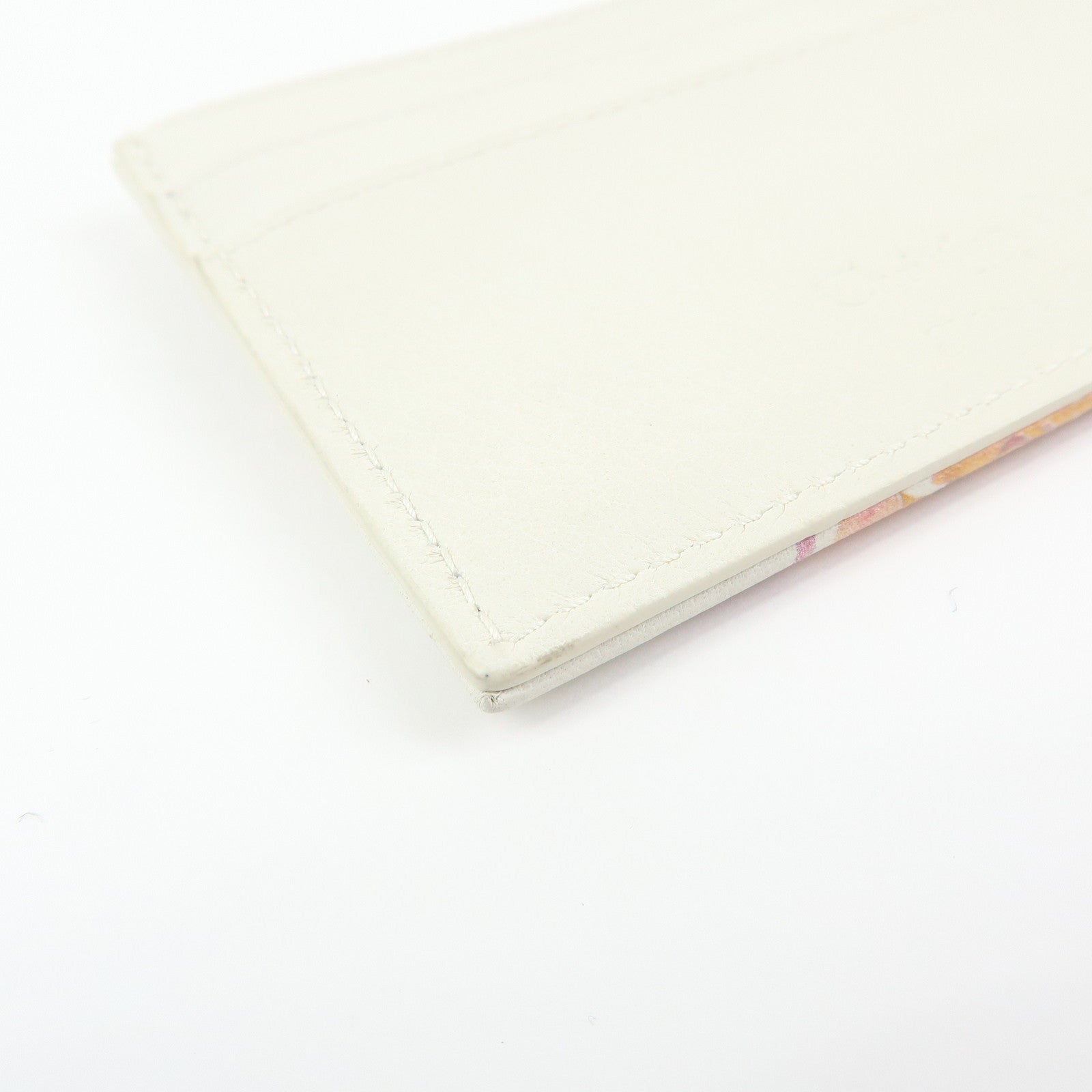 Christian Dior Lady Dior Amore Valentine Leather Card Case Ivory