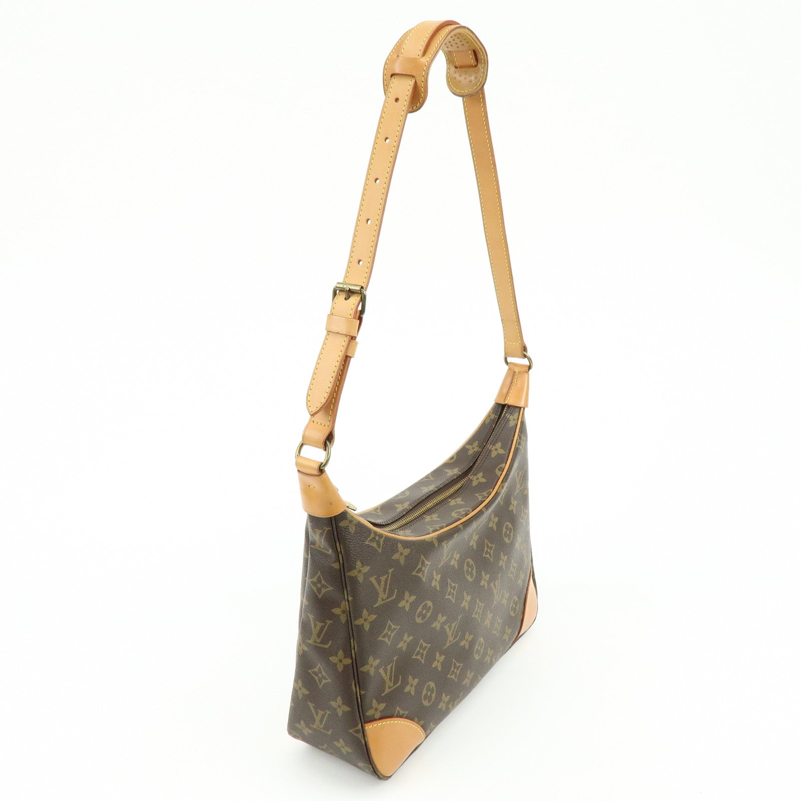 Louis Vuitton Monogram Boulogne 30 Shoulder Bag Brown M51265