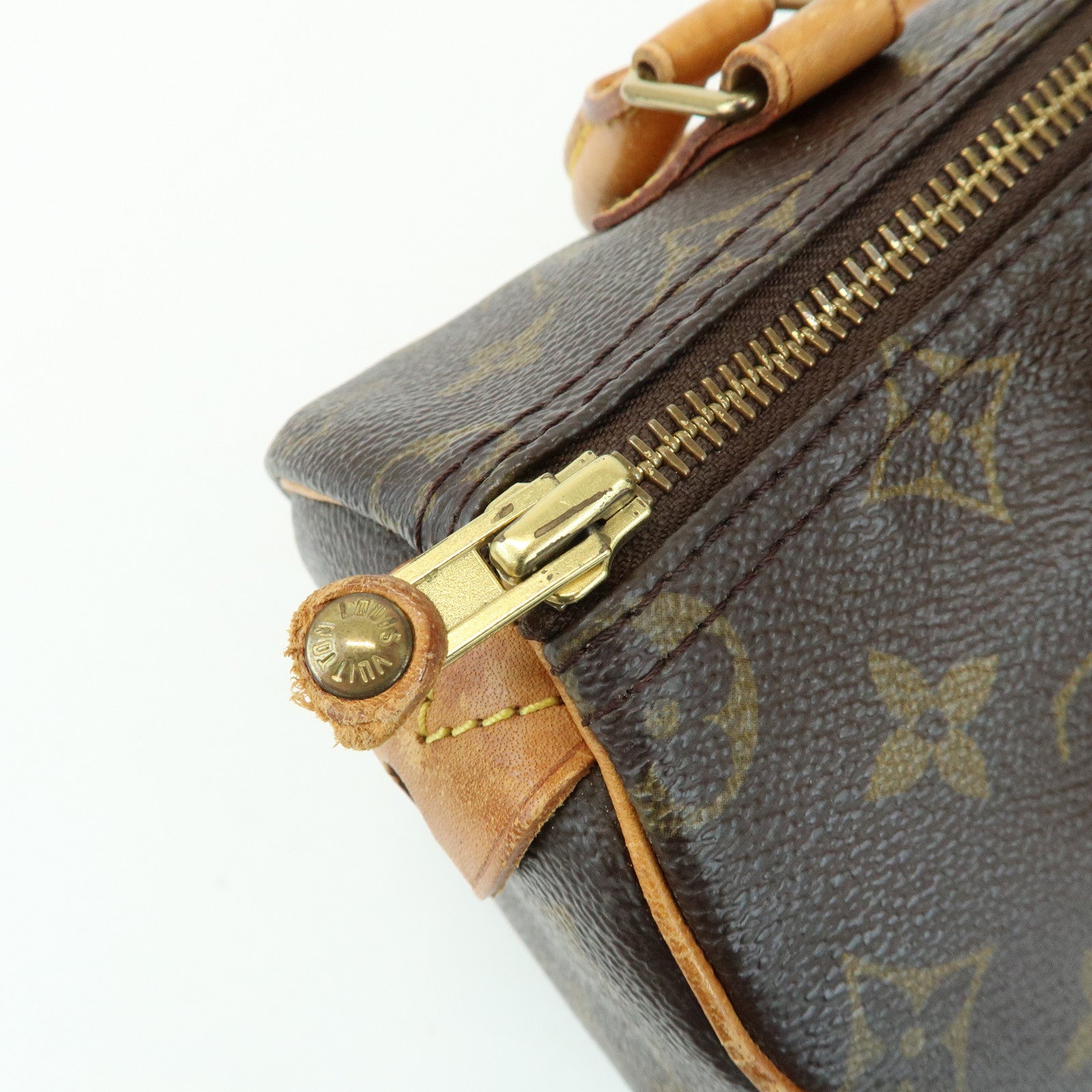 Louis Vuitton Monogram Speedy 25 Boston Bag Hand Bag Brown M41528