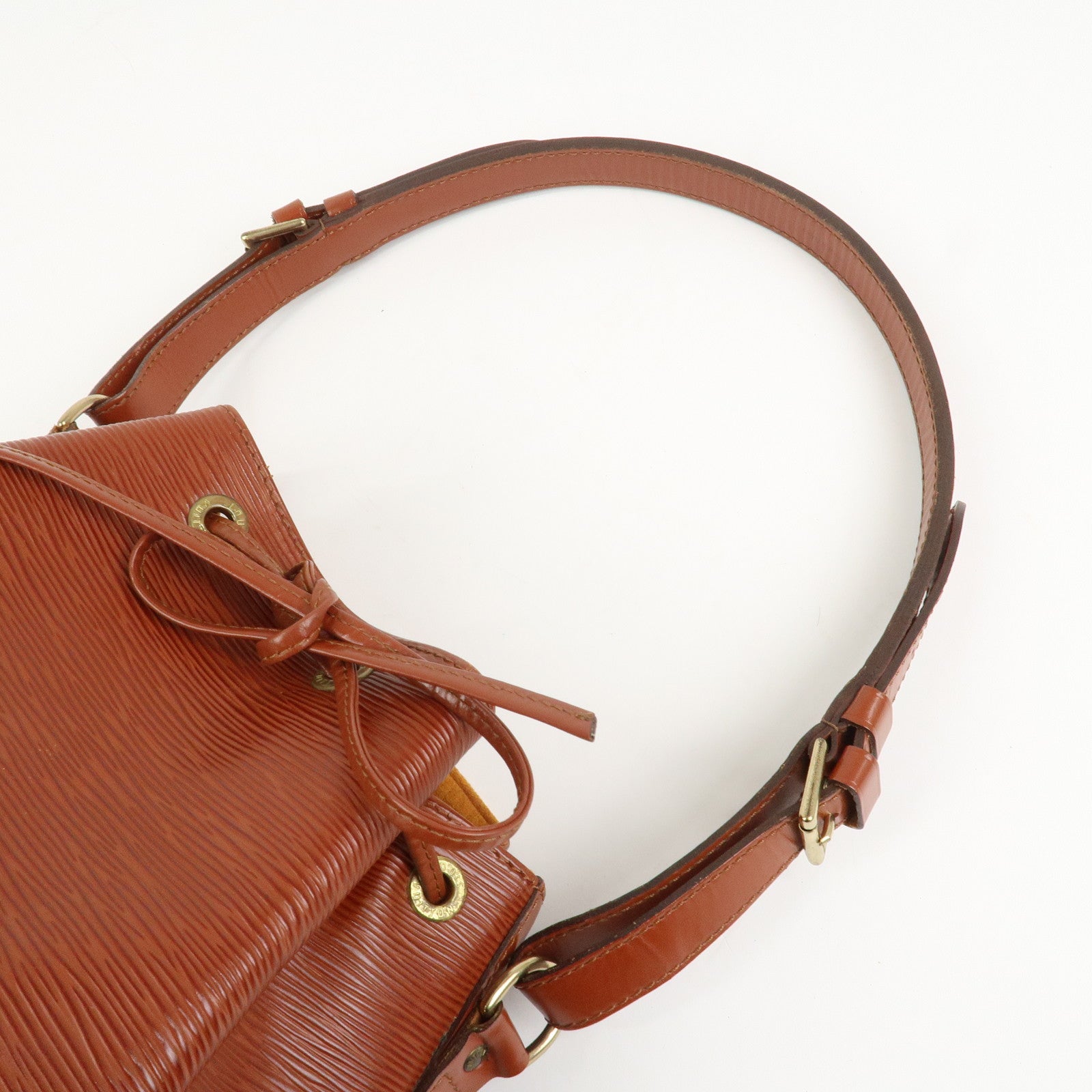 Louis Vuitton Epi Petit Noe Shoulder Bag Kenya Brown M44103