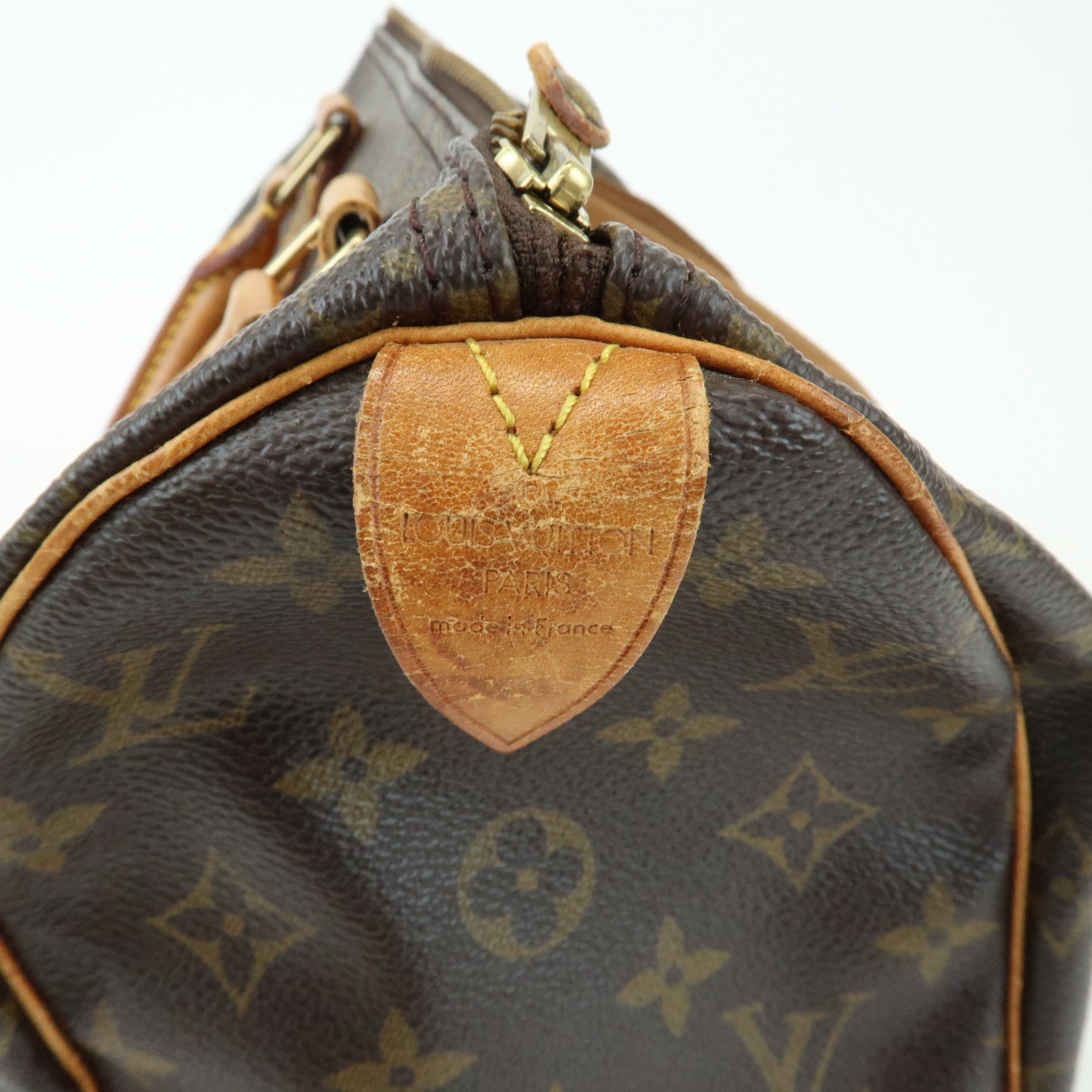 Louis Vuitton Monogram Speedy 25 Boston Bag Hand Bag Brown M41528