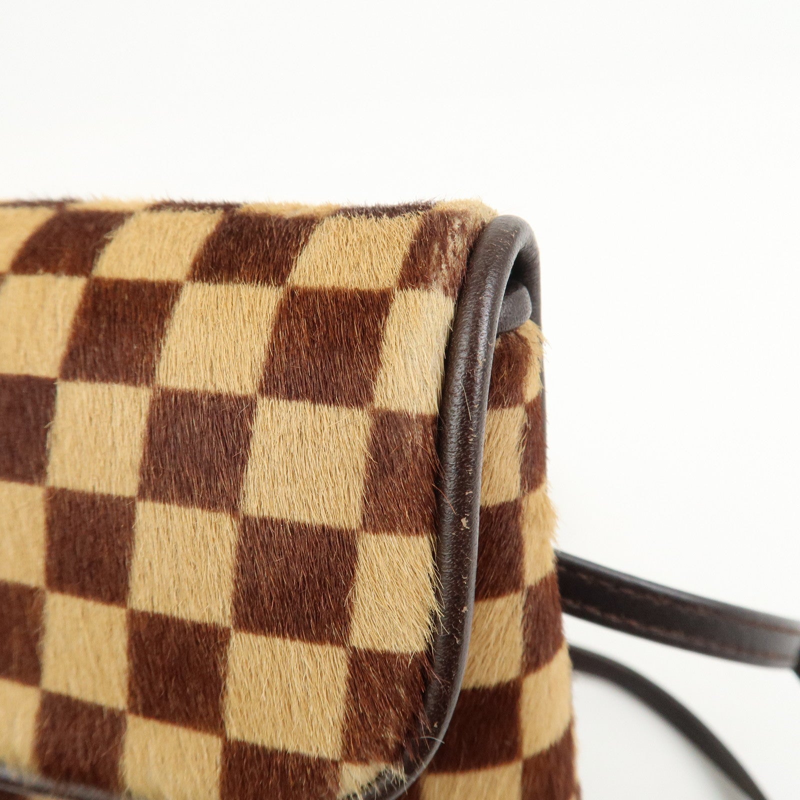 Louis Vuitton Damier Sauvage Gazelle Shoulder Bag Beige M92130