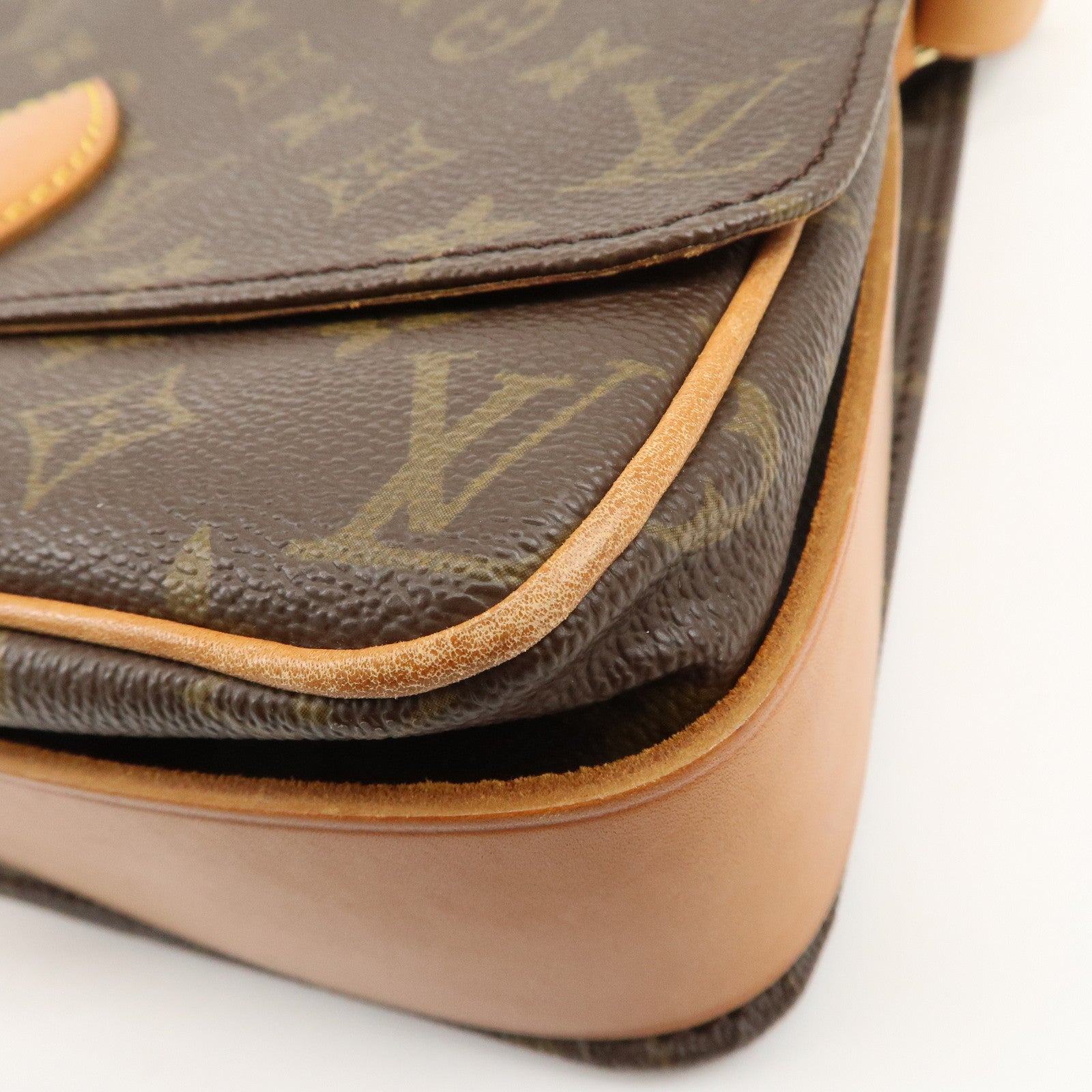 Louis Vuitton Monogram Cartouchiere GM Crossbody Bag Brown M51252