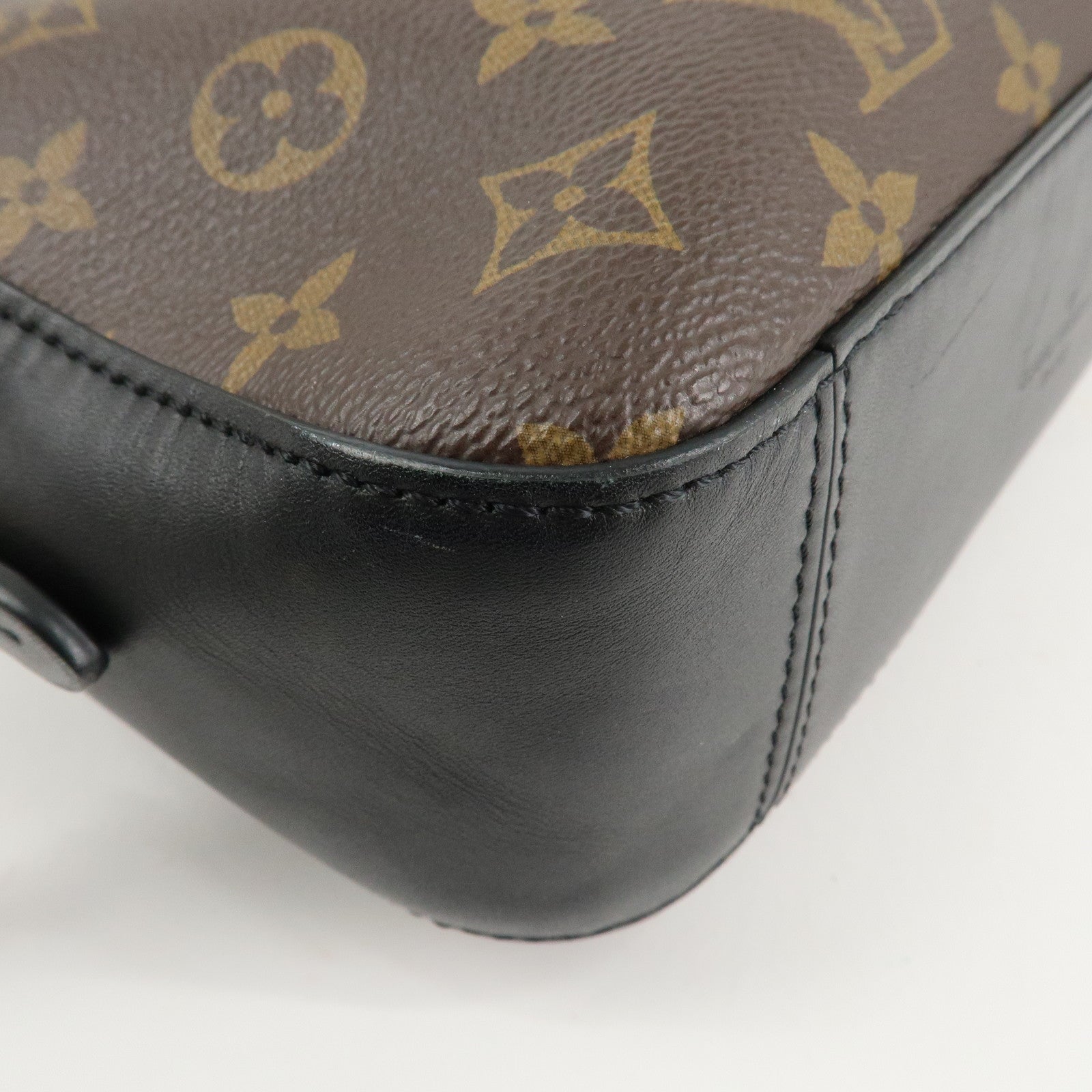 Louis Vuitton Monogram Saintonge Shoulder Bag Noir M43555 Used