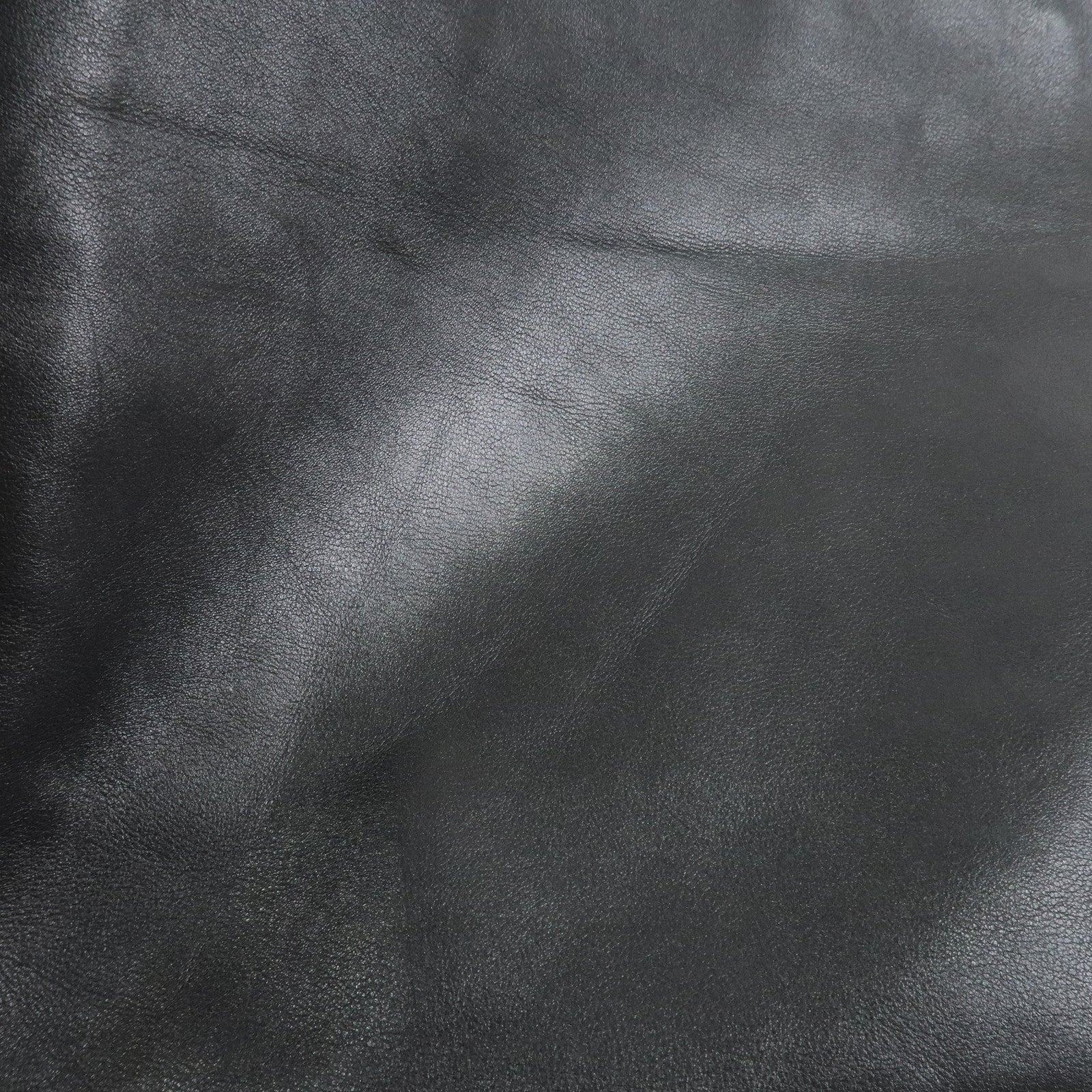 CHANEL Lamb Skin Shoulder Bag Crossbody Bag Black