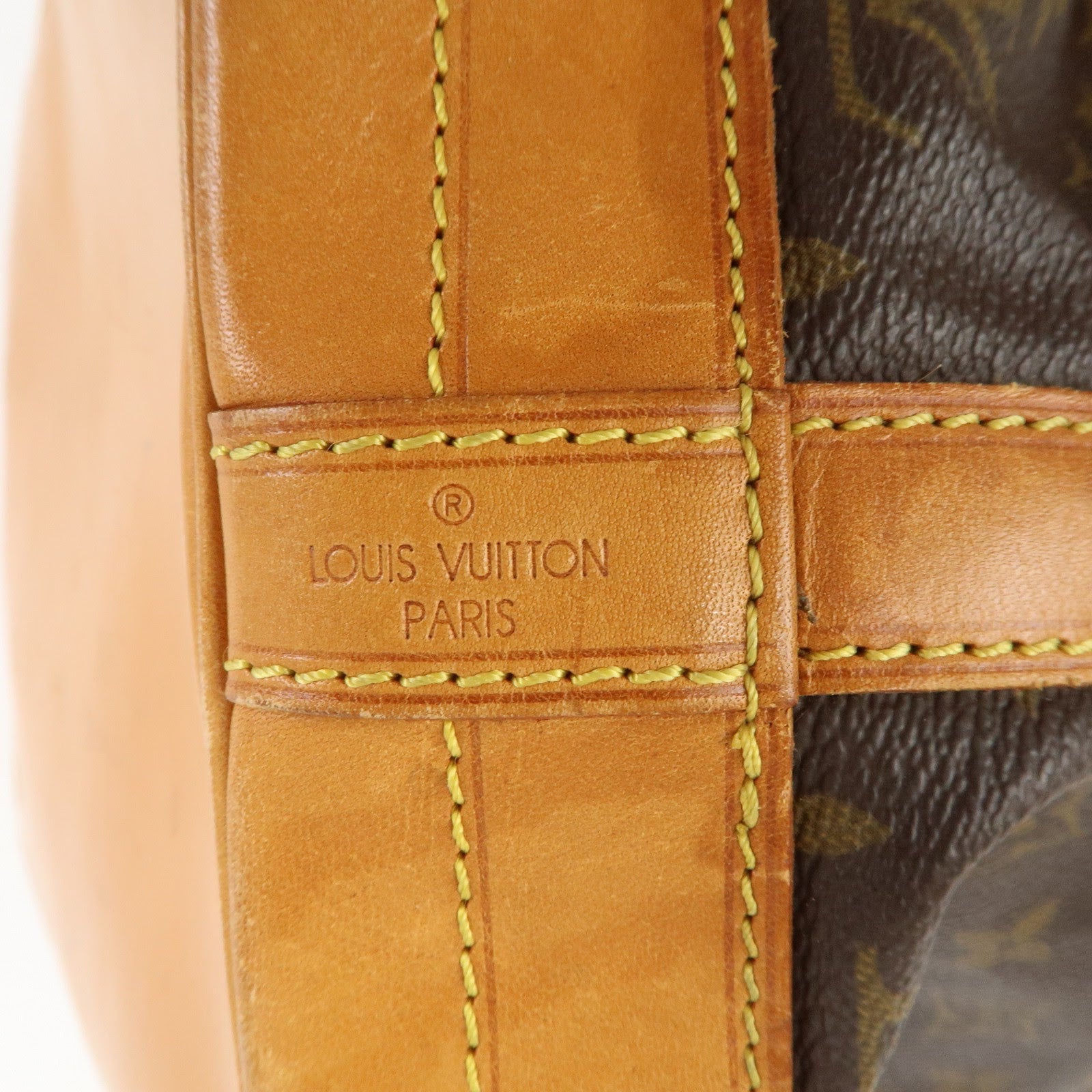 Louis Vuitton Monogram Noe Shoulder Bag Hand Bag Brown M42224