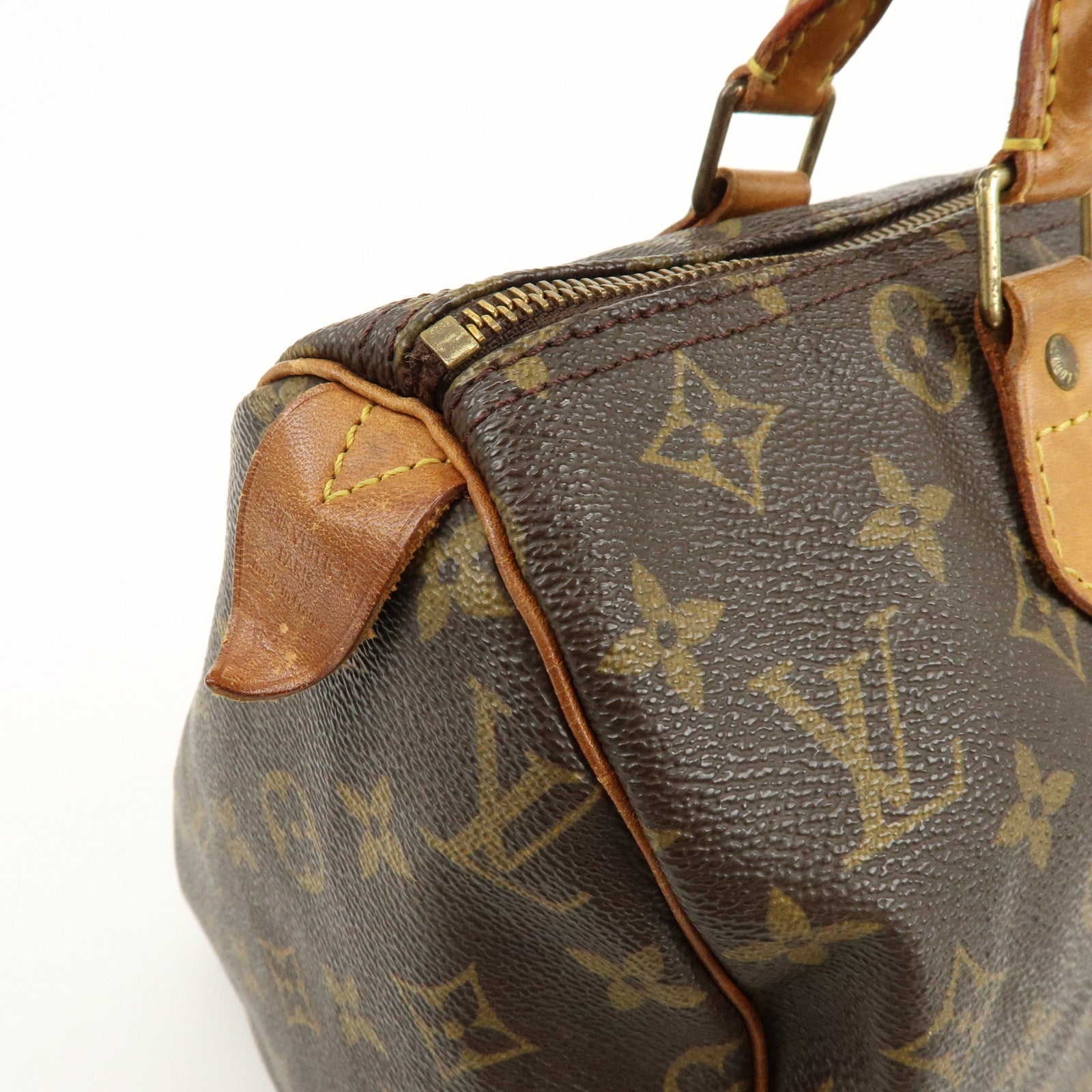 Louis Vuitton Monogram Speedy 30 Boston Bag Hand Bag Brown M41526