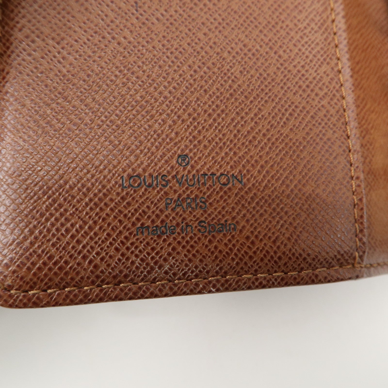 Louis Vuitton Monogram Panda Agenda PM Planner Cover Brown R20011 Used