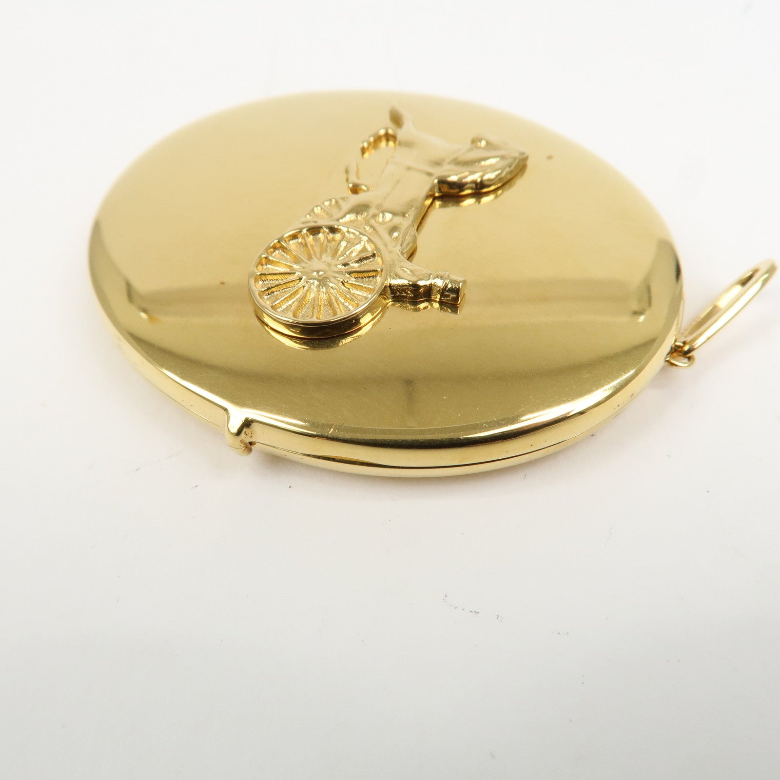 CELINE Metal Sulky Box Pendant Charm Pendant Top Gold