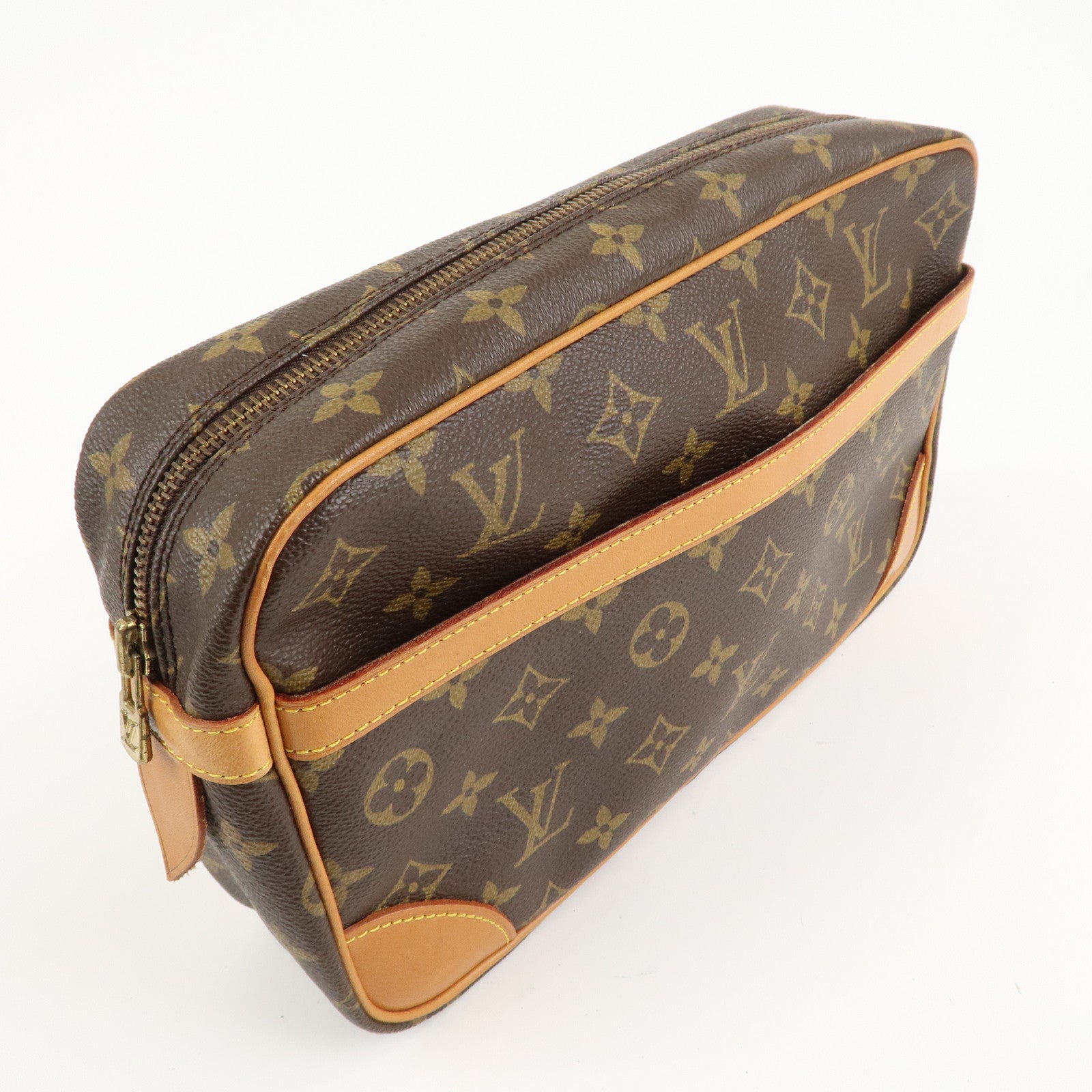 Louis Vuitton Monogram Compiegne 28 Pouch Clutch Bag M51845 Used