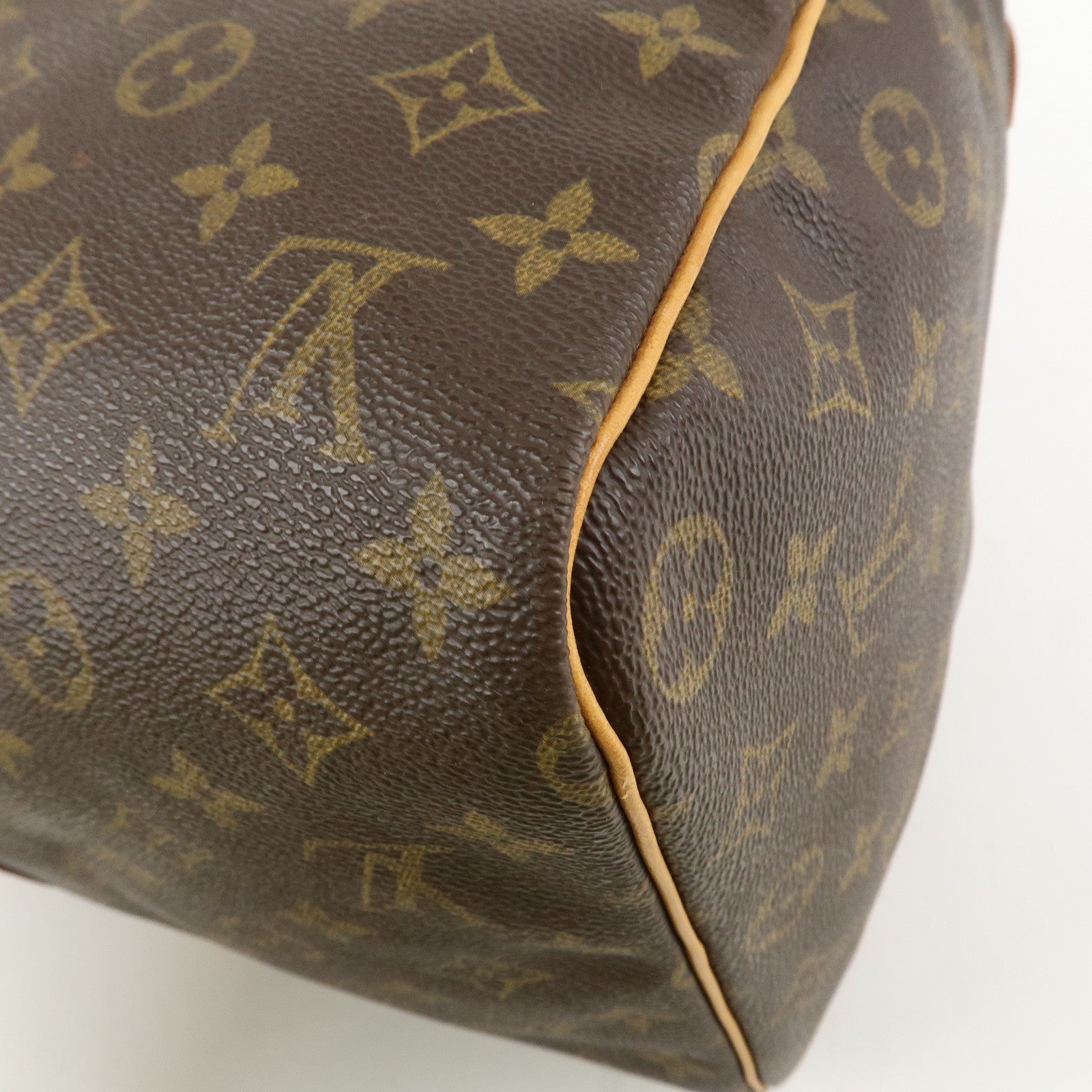 Louis Vuitton Monogram Keep All 45 Boston Bag Brown M41428 Used
