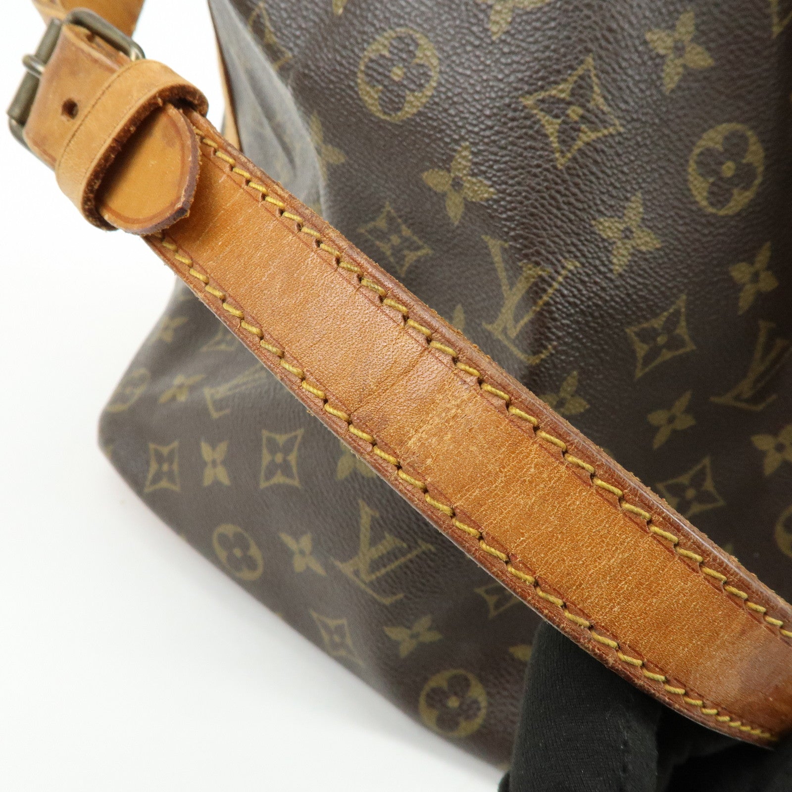 Louis Vuitton Monogram Petit Noe Shoulder Bag Brown M42226