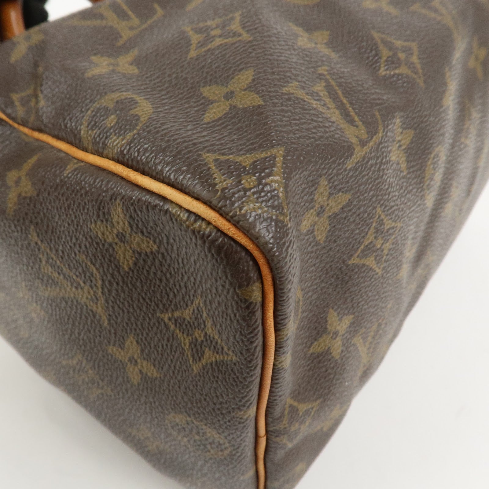 Louis Vuitton Monogram Speedy 25 Boston Bag Hand Bag Brown M41528