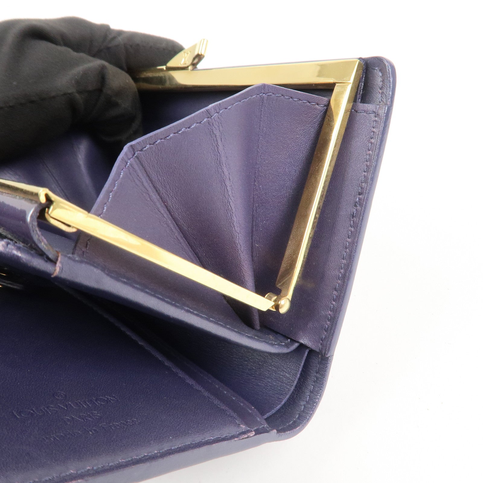 Louis Vuitton Monogram Vernis Porte Billets Viennois Wallet M91362
