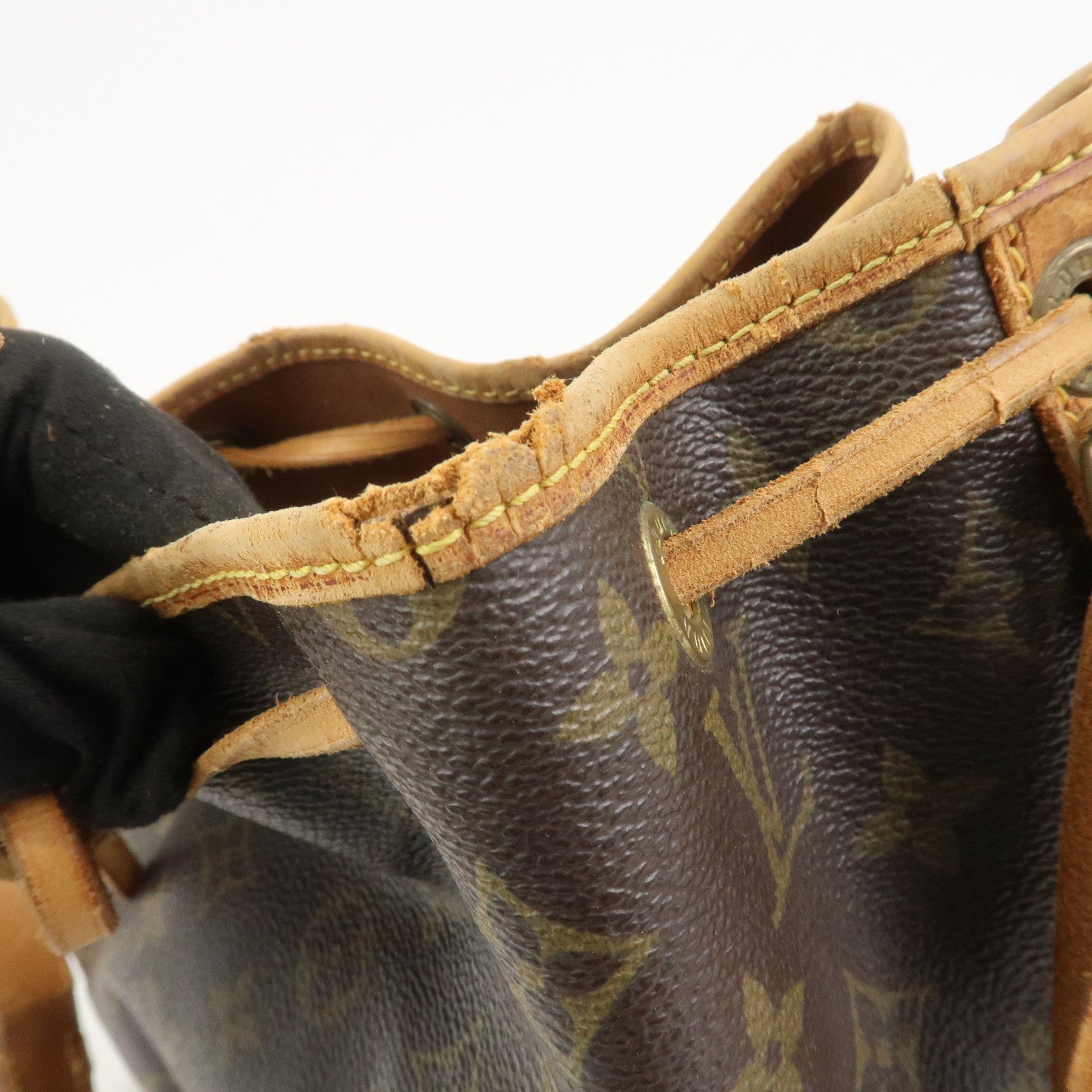 Louis Vuitton Monogram Petit Noe Shoulder Bag Brown M42226