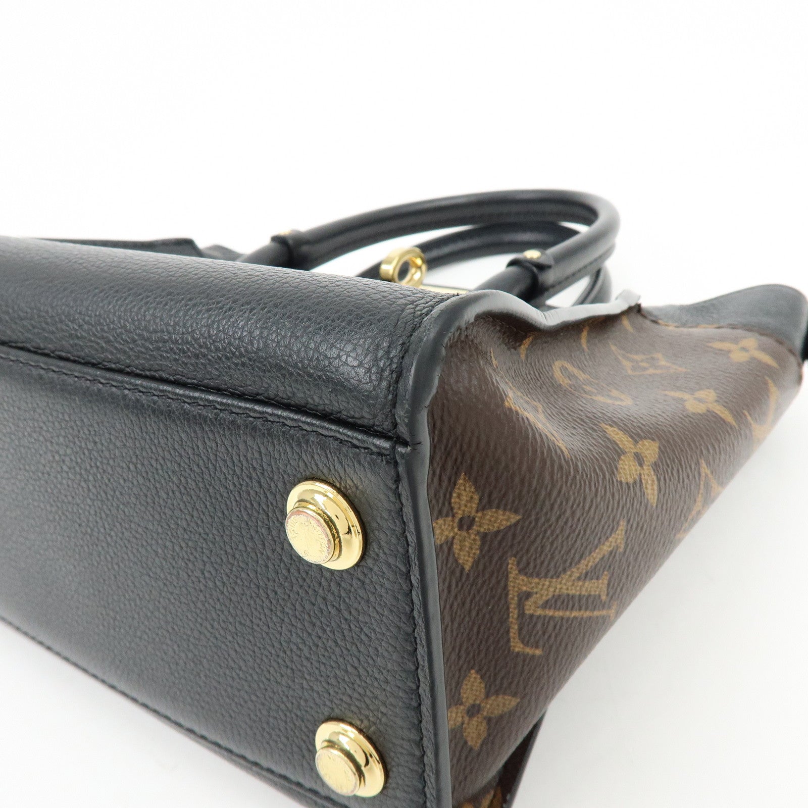 Louis Vuitton Monogram On My Side PM Canvas Leather 2Way Bag M57728