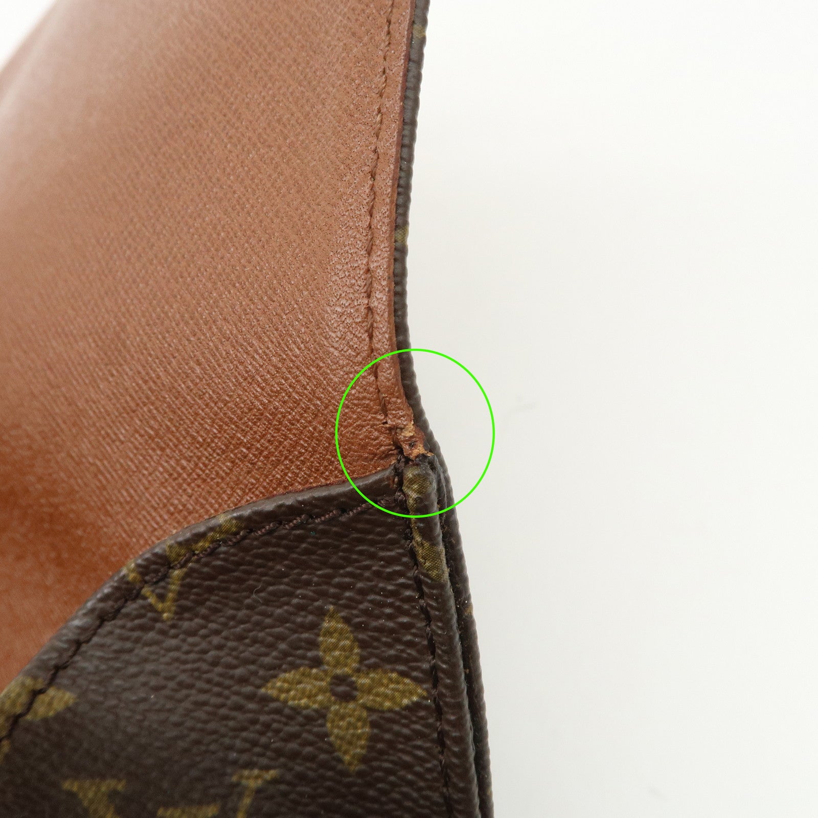 Louis Vuitton Monogram Cartouchiere MM Shoulder Bag M51253