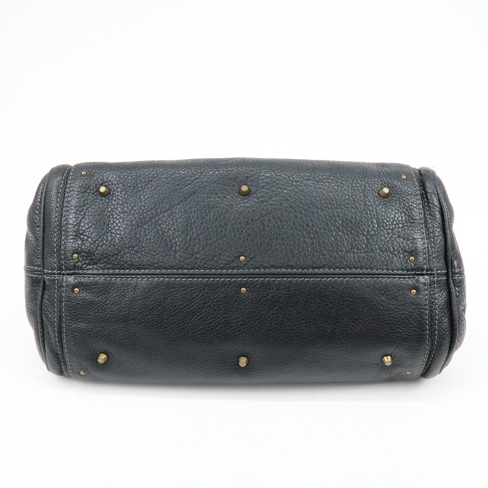 Chloe Paddington Leather Hand Bag Shoulder Bag Black