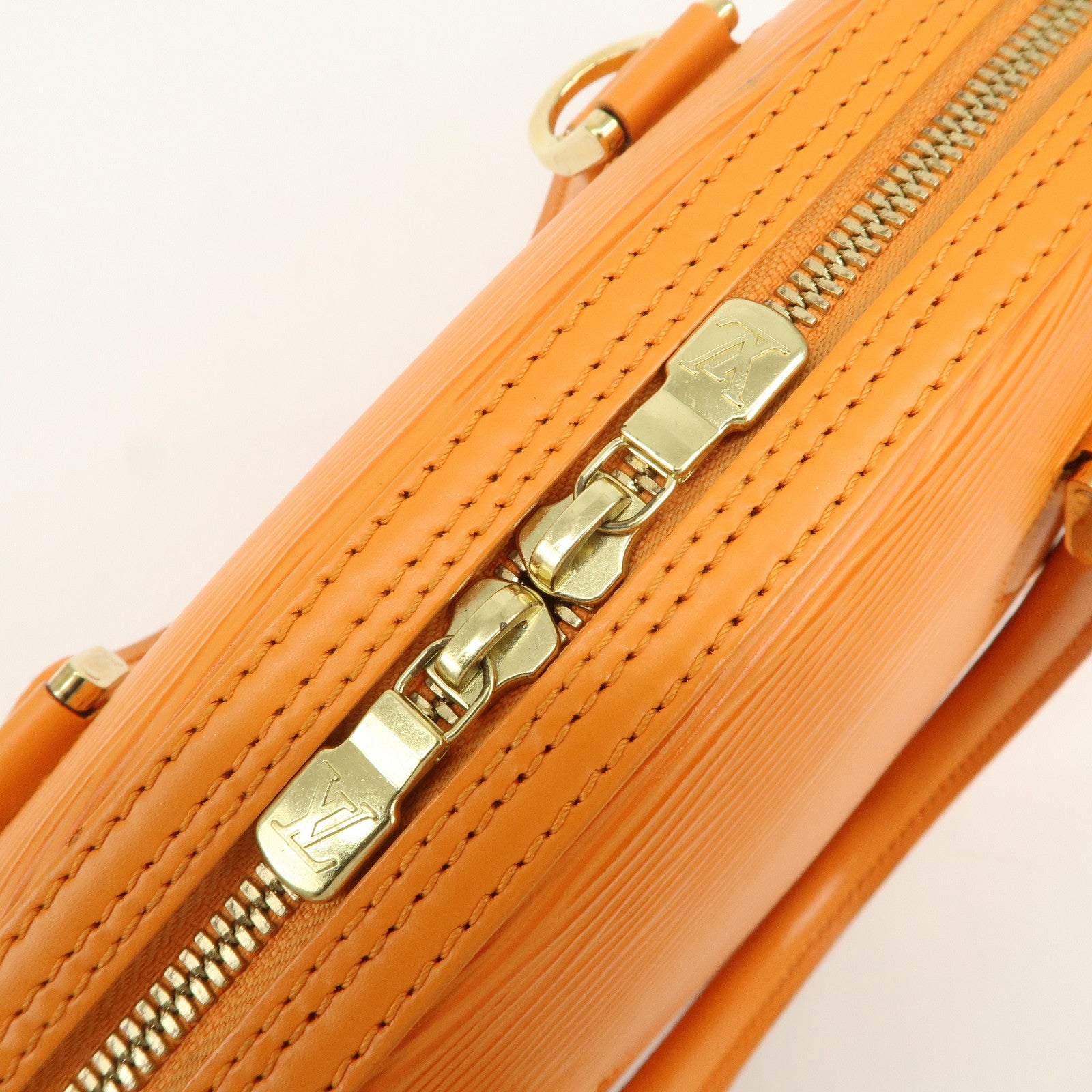 Louis Vuitton Epi Leather Jasmine Hand Bag Mandarin M5208H