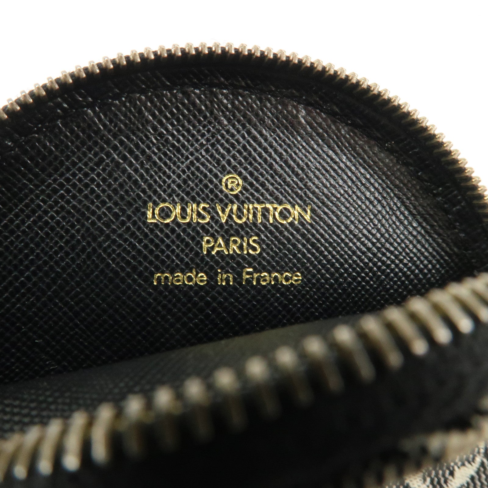 Louis Vuitton Monogram Mini Lin Porte Monnaie Round Coin Case M92453 Used