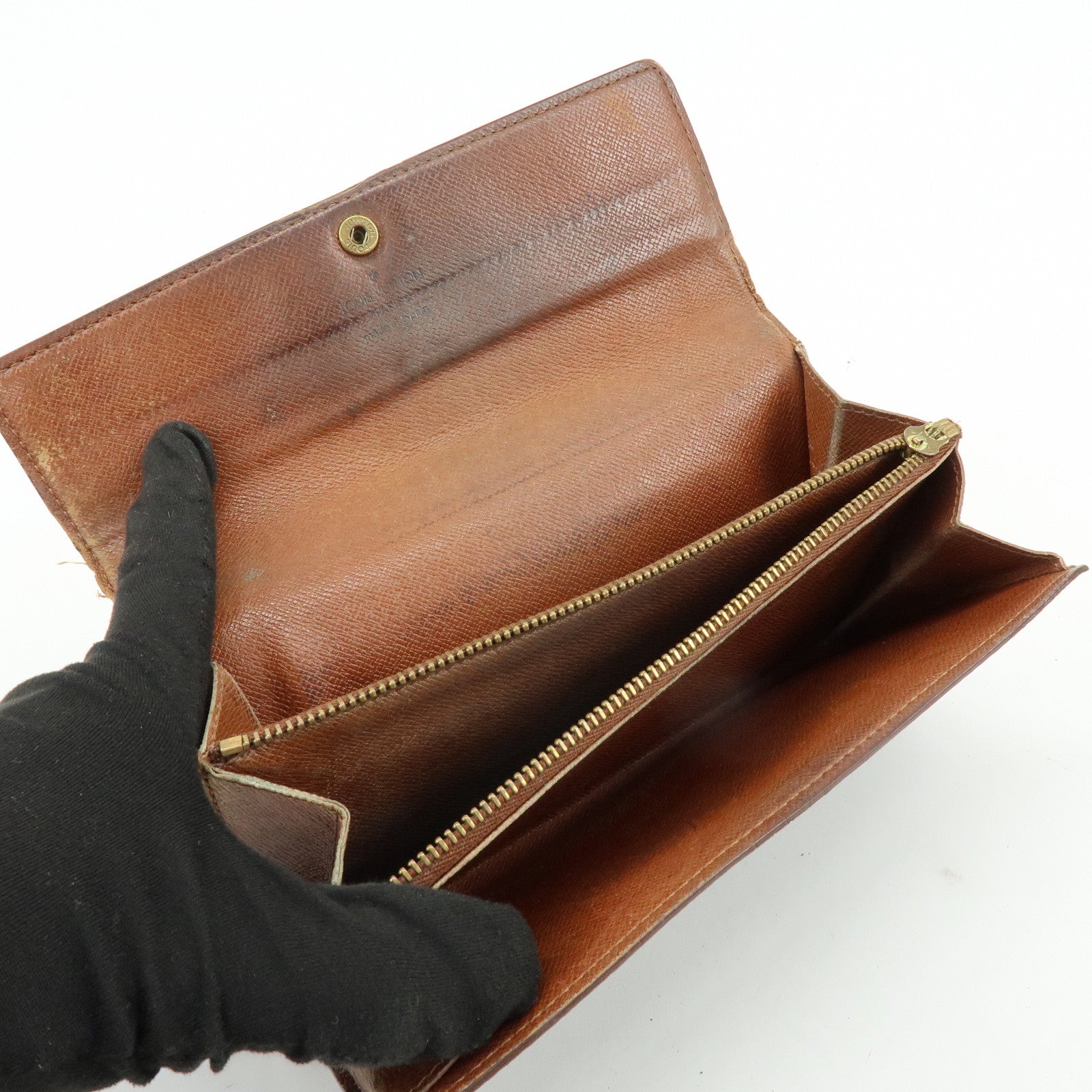 Louis Vuitton Monogram Set of 4 Long Wallets M61726/M61725/M61215