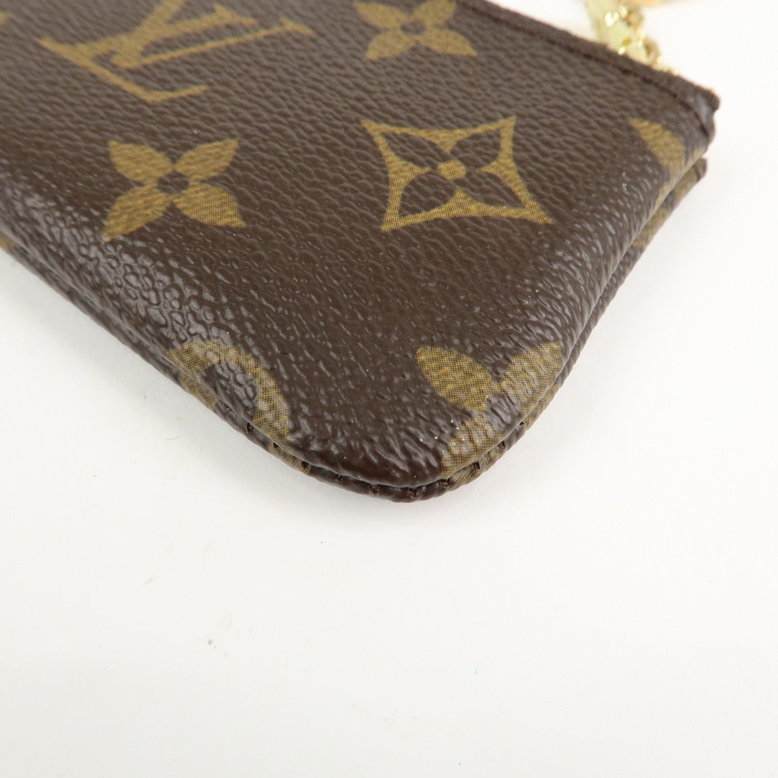 Louis Vuitton Monogram Pochette Cles Coin Case Key Case M62650