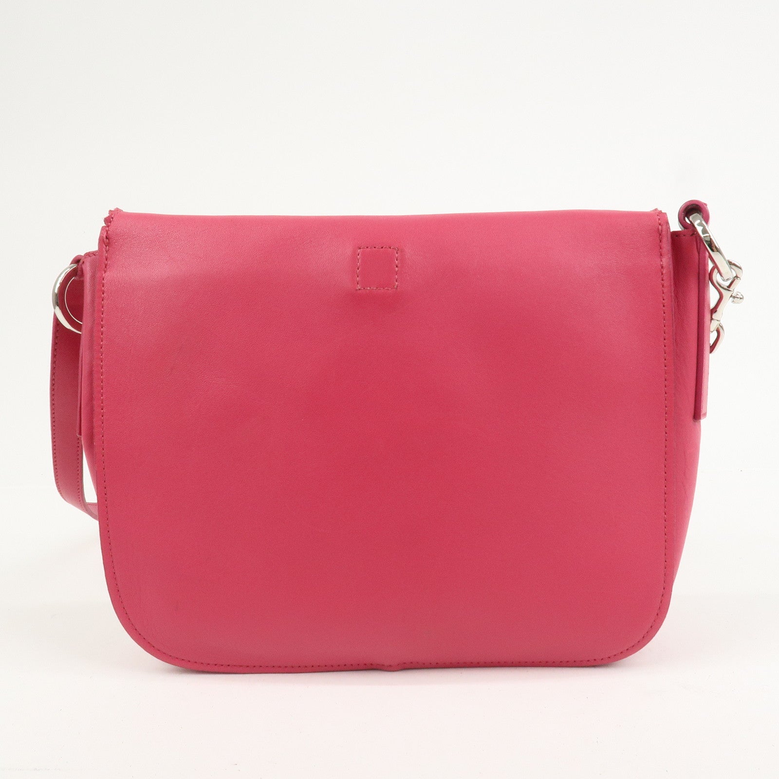 LOEWE Anagram Leather Shoulder Bag Crossbody Bag Pink