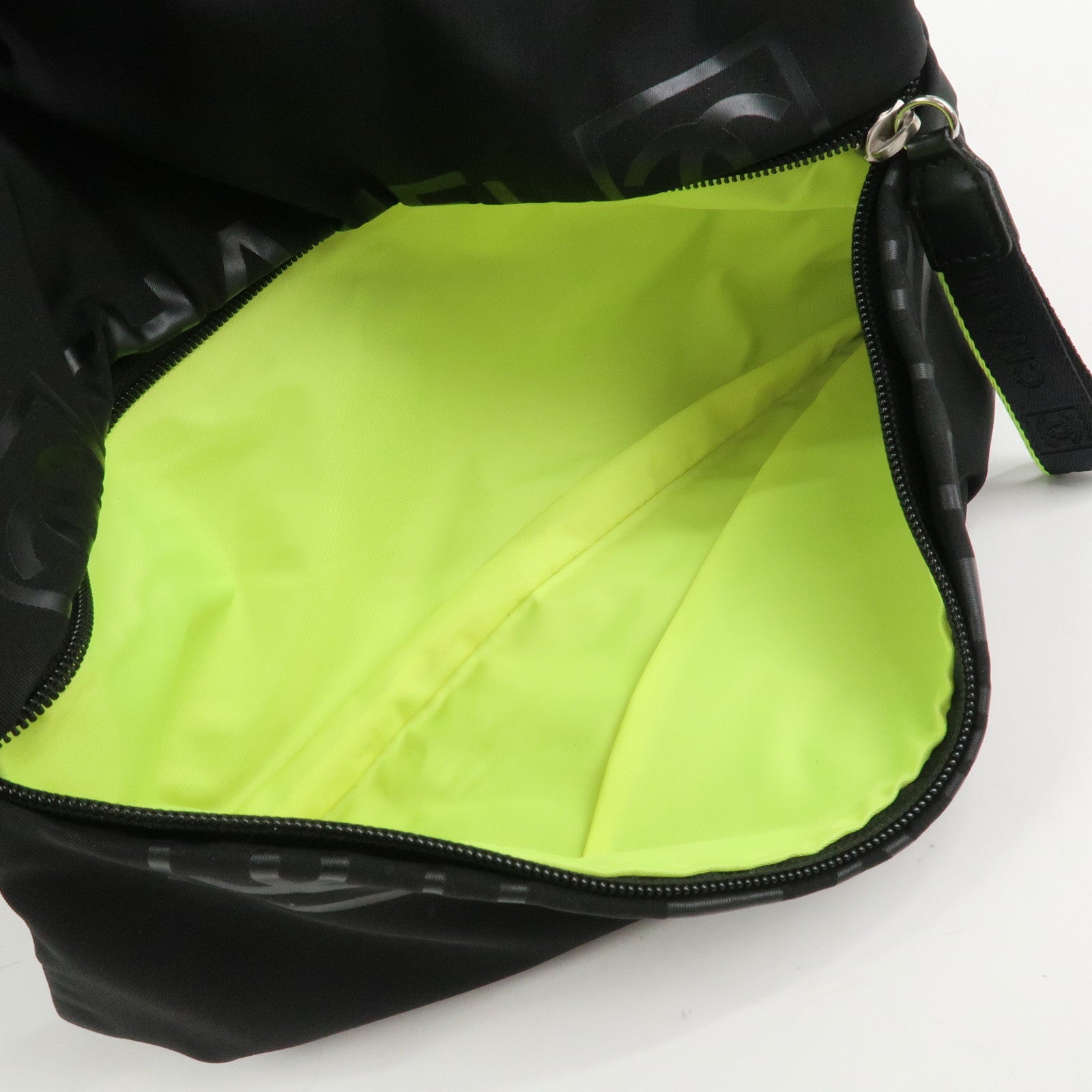 CHANEL Sport Line Nylon Shoulder Bag Messenger Bag Black A26709